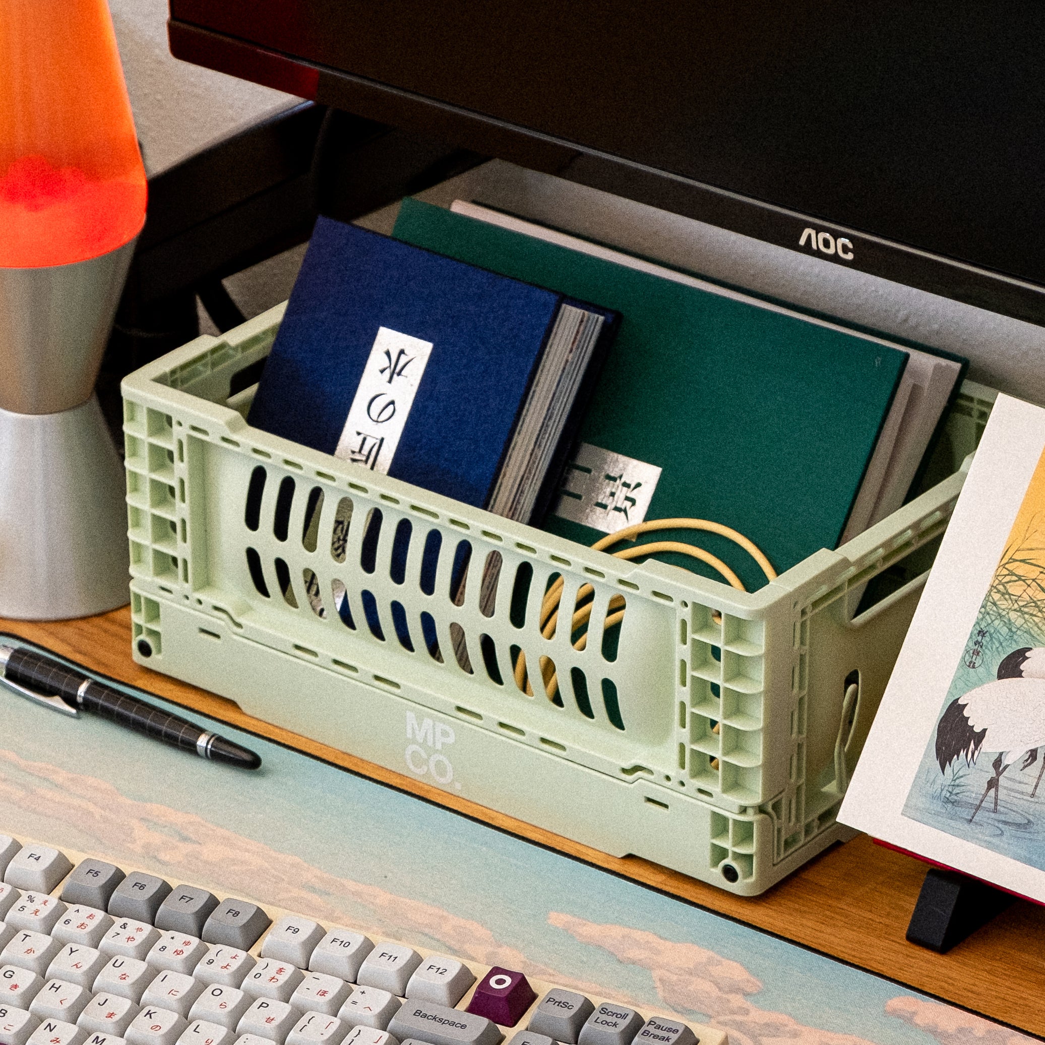 MPCO Foldable Desk Crate