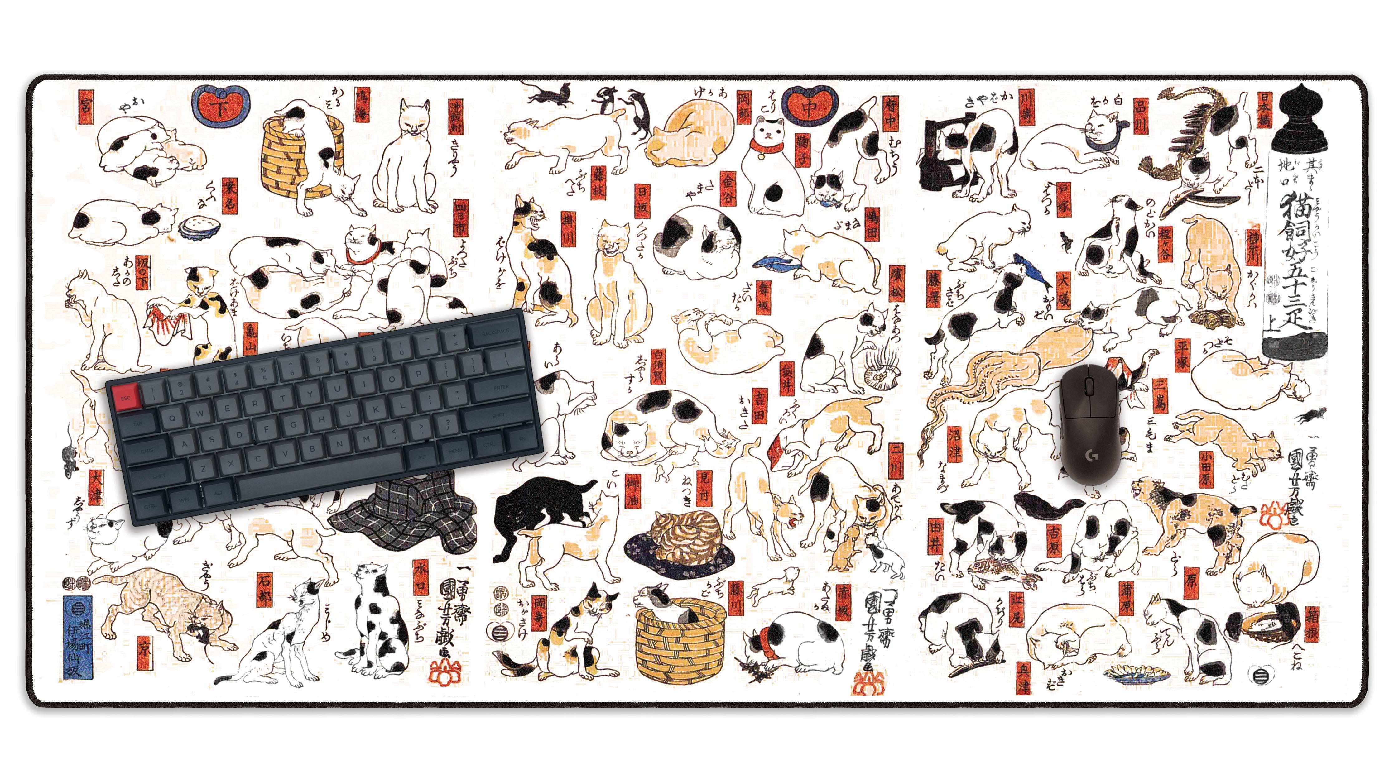 Cats by Kuniyoshi - The Mousepad Company