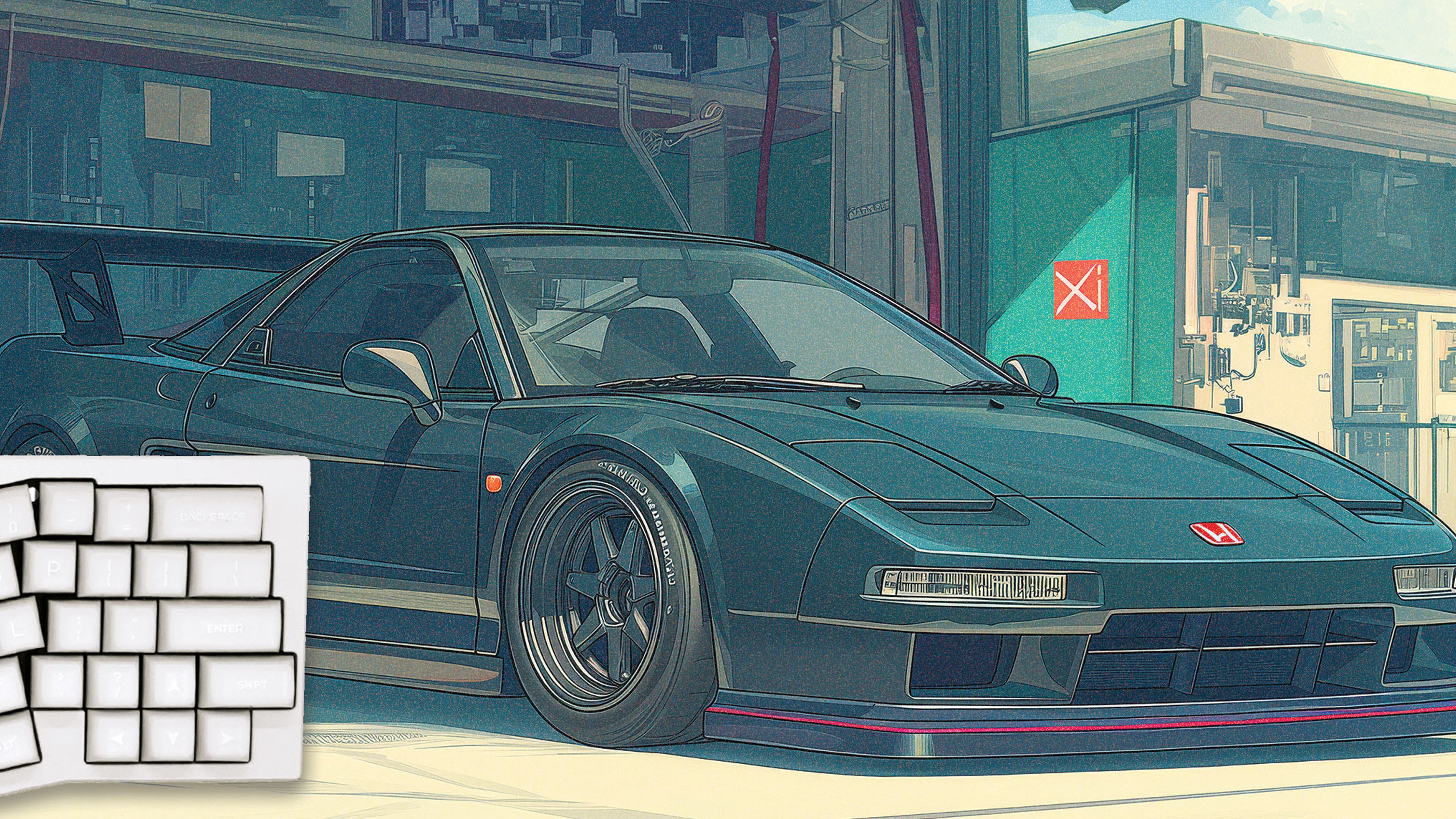 Haruki's Honda - The Mousepad Company