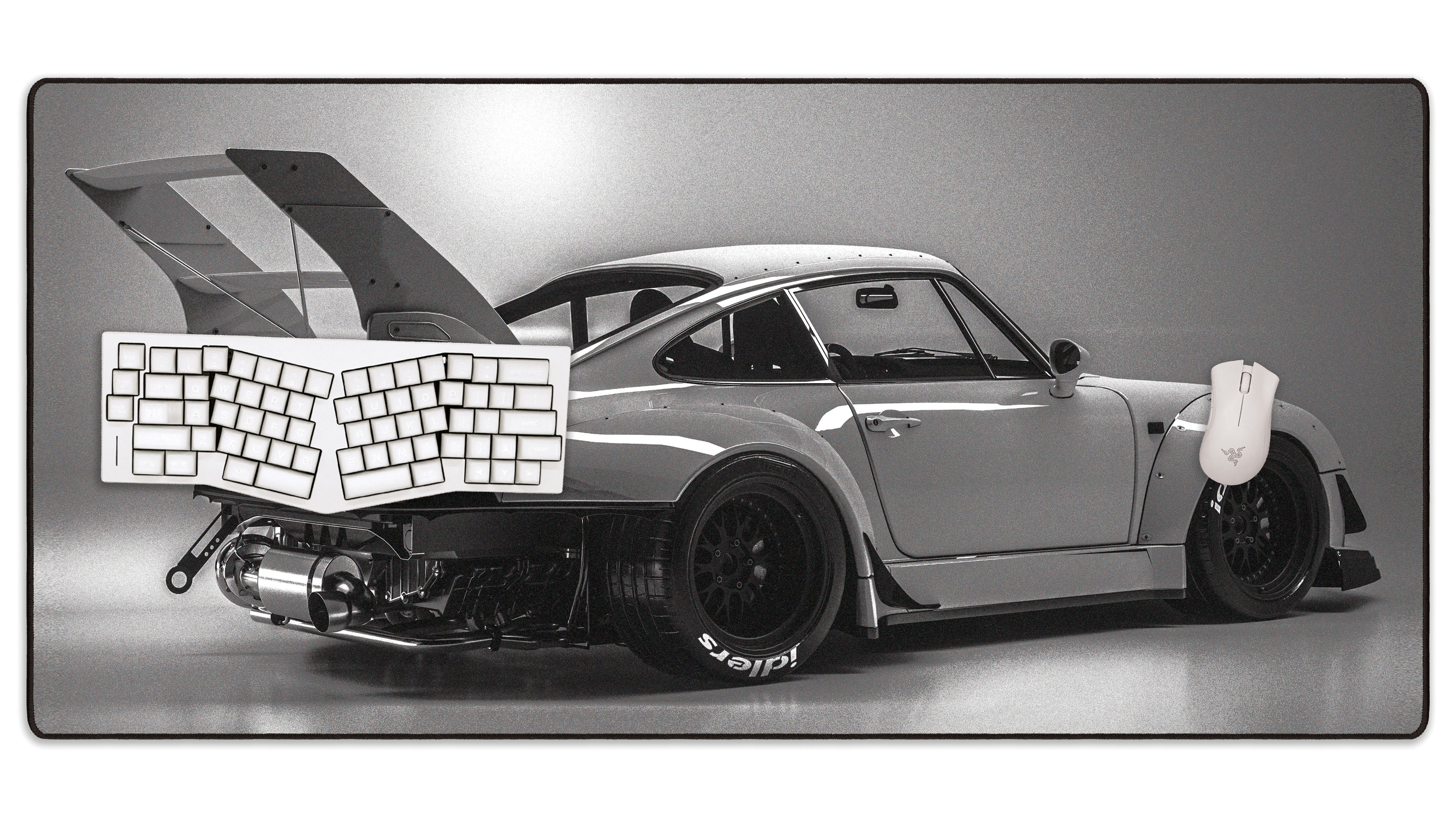 Vaporwave Porsche - The Mousepad Company