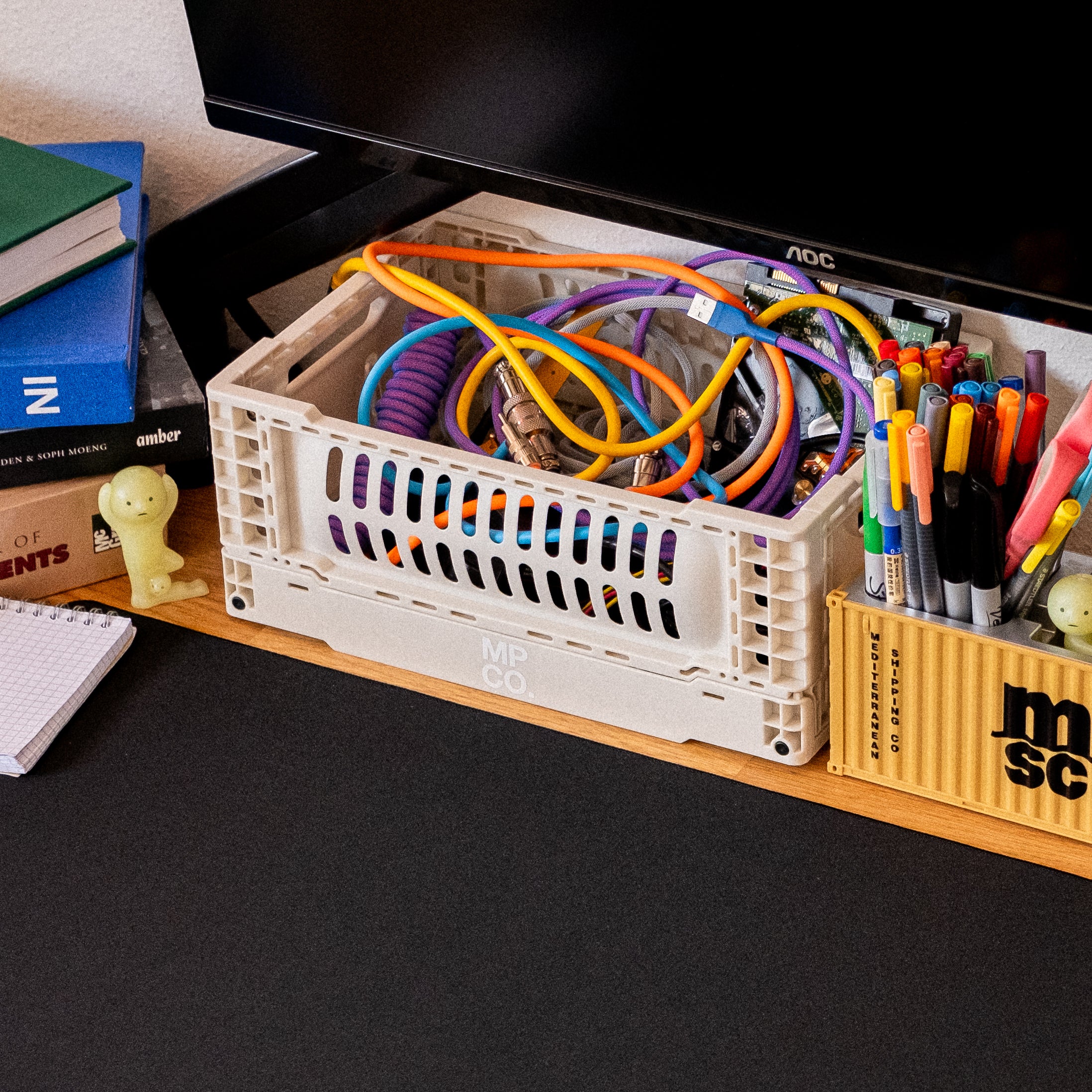 MPCO Foldable Desk Crate
