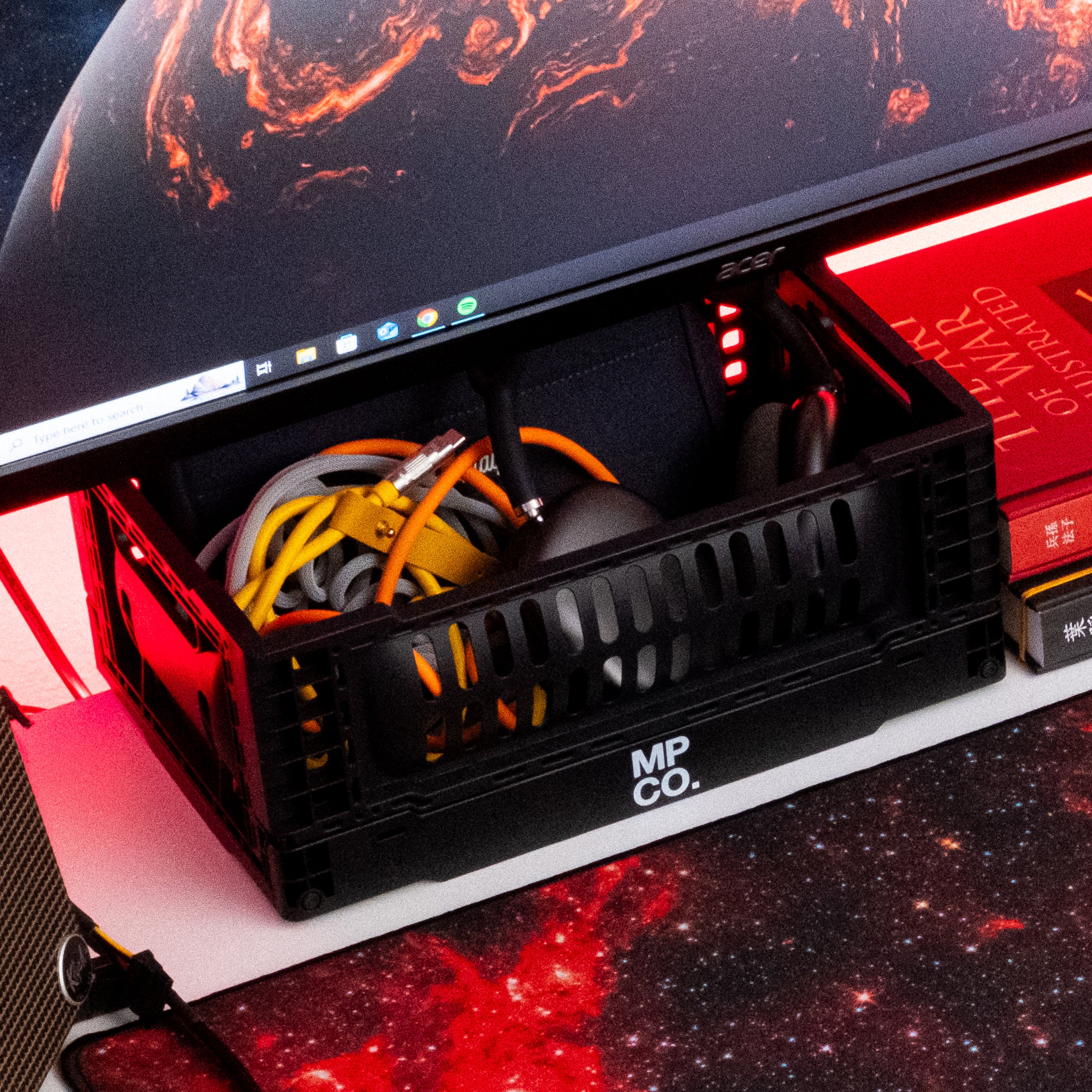 MPCO Foldable Desk Crate - The Mousepad Company