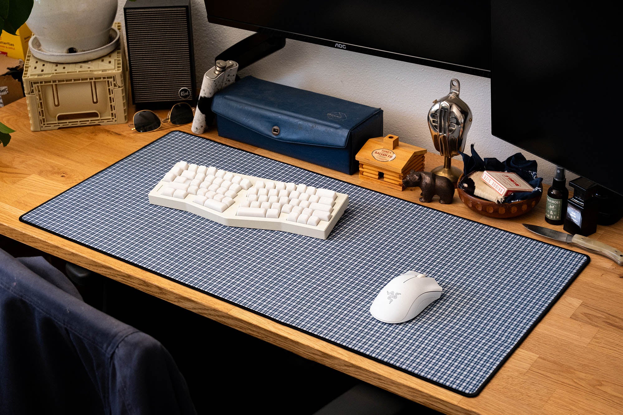 Blue Tartan - The Mousepad Company