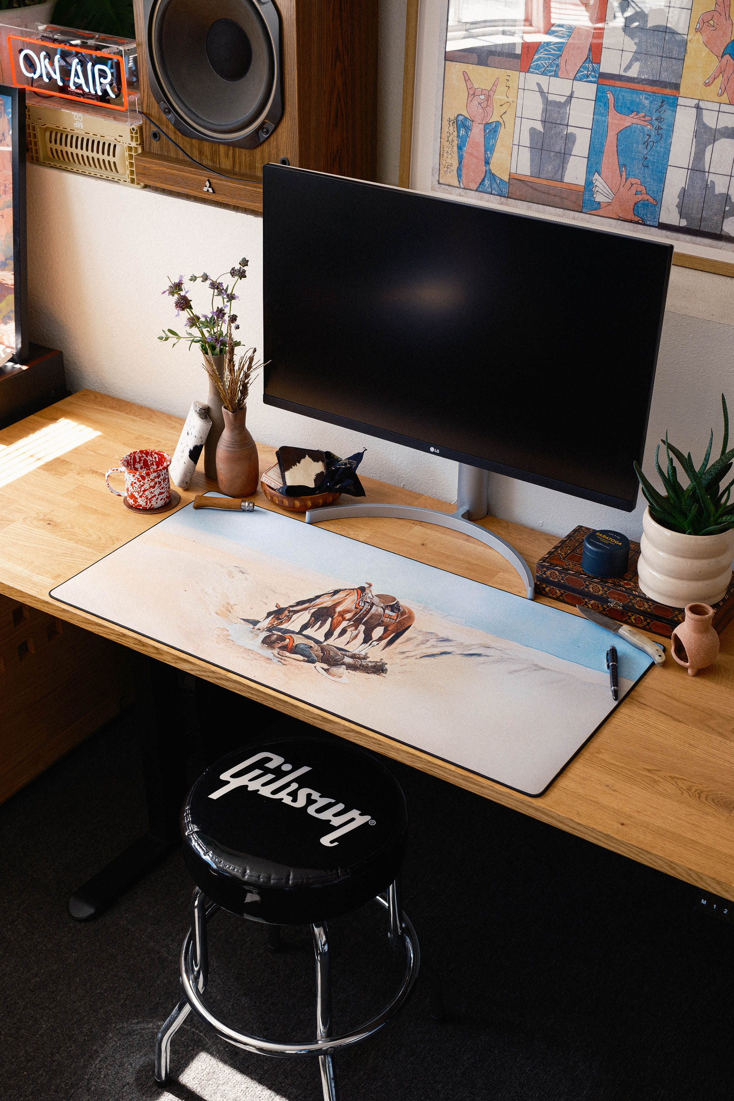 The Water Hole by Stanley L Wood - The Mousepad Company