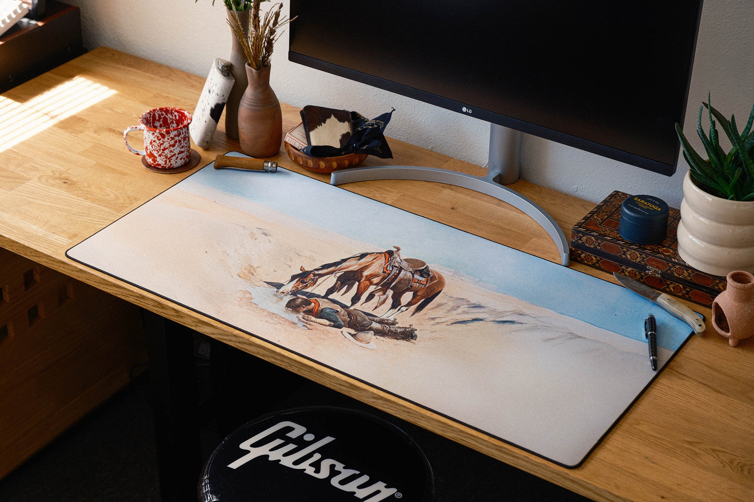 The Water Hole by Stanley L Wood - The Mousepad Company