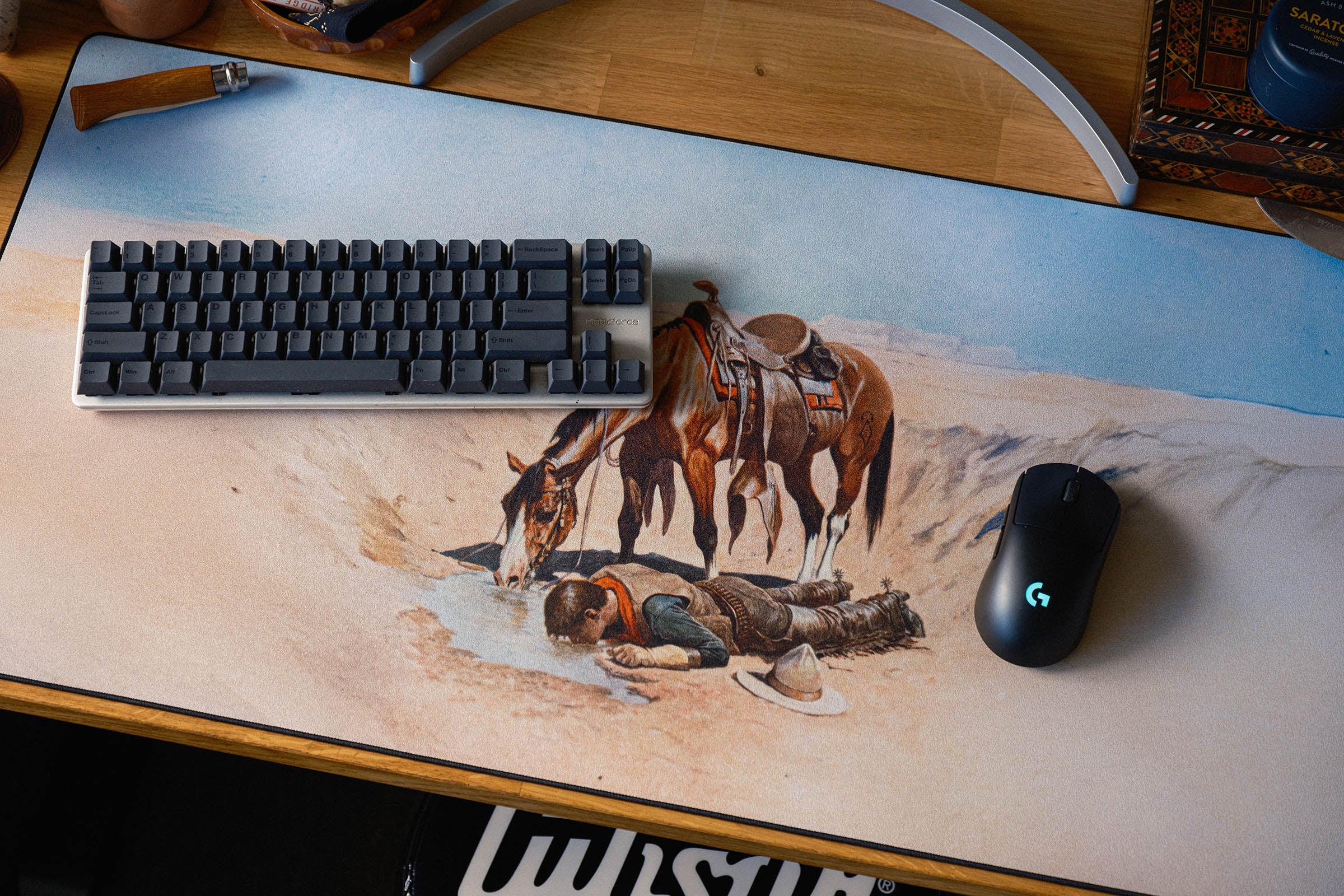 The Water Hole by Stanley L Wood - The Mousepad Company