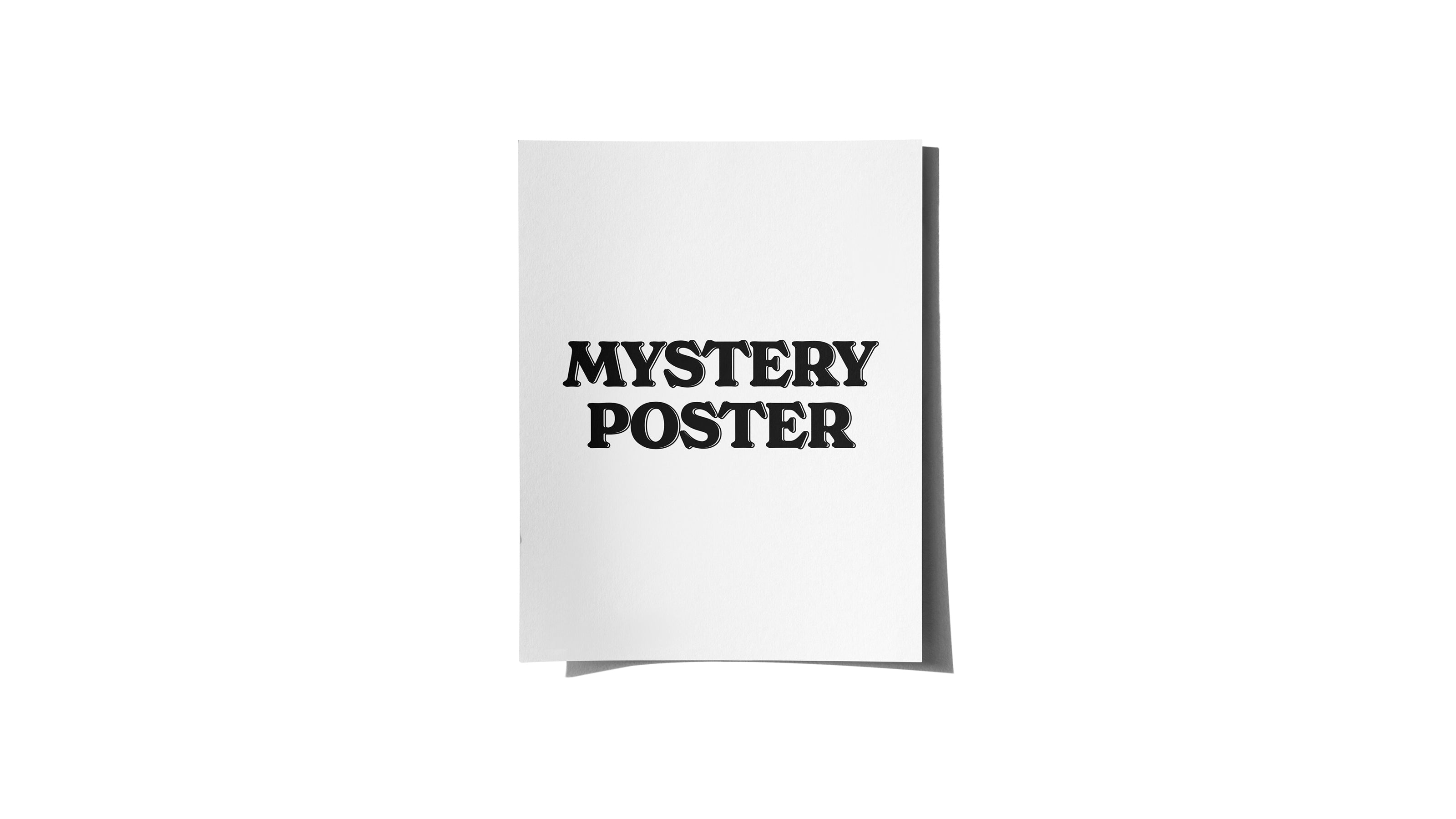 Mystery Medium Poster - The Mousepad Company