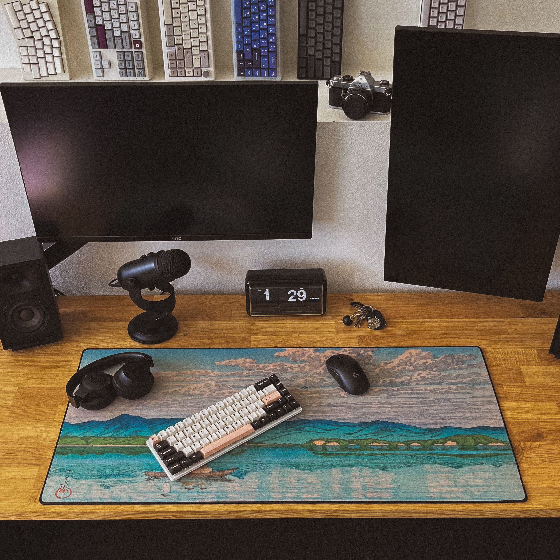 Lake Hamana, by Hasui - The Mousepad Company