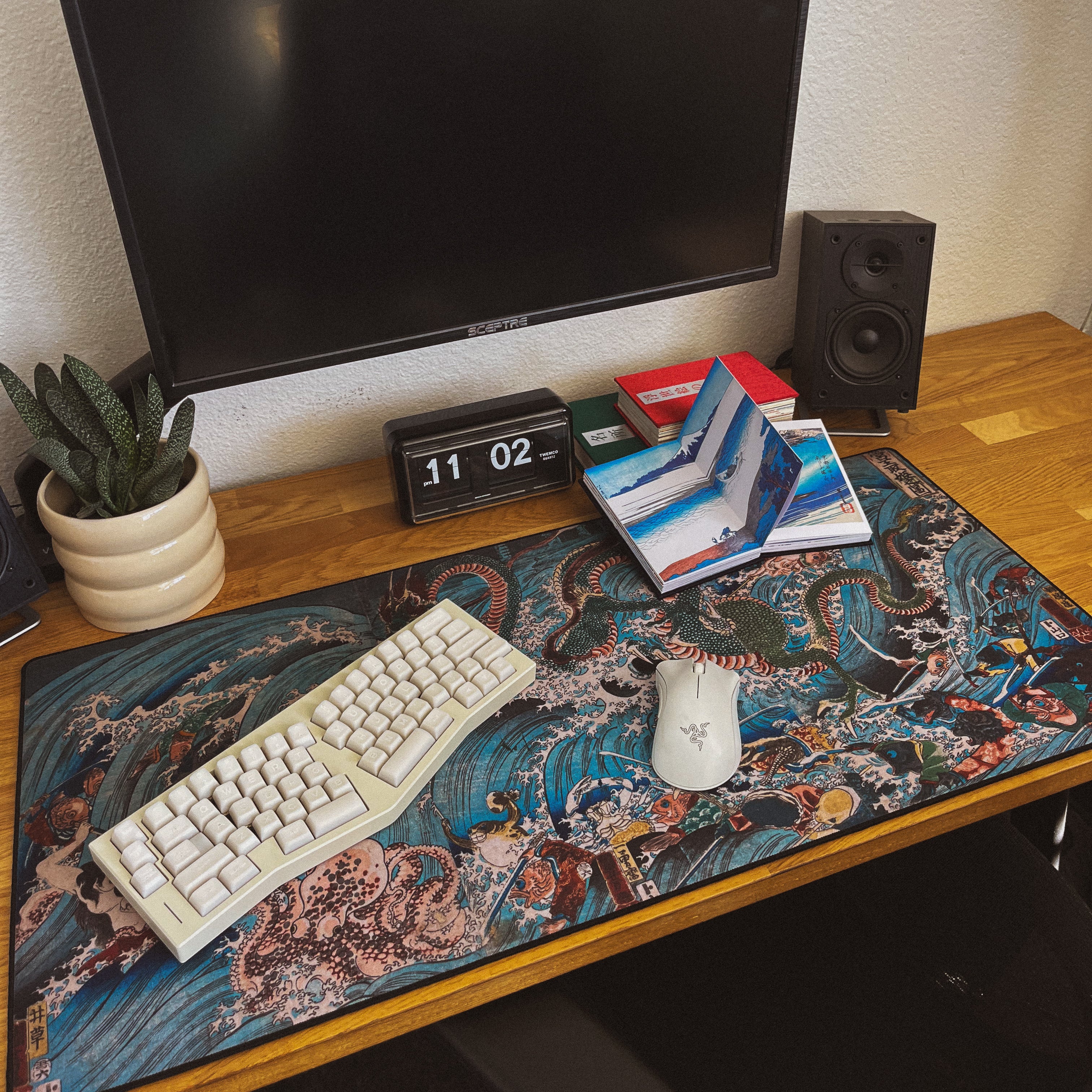 The Palace of the Dragon King, by Kuniyoshi - The Mousepad Company