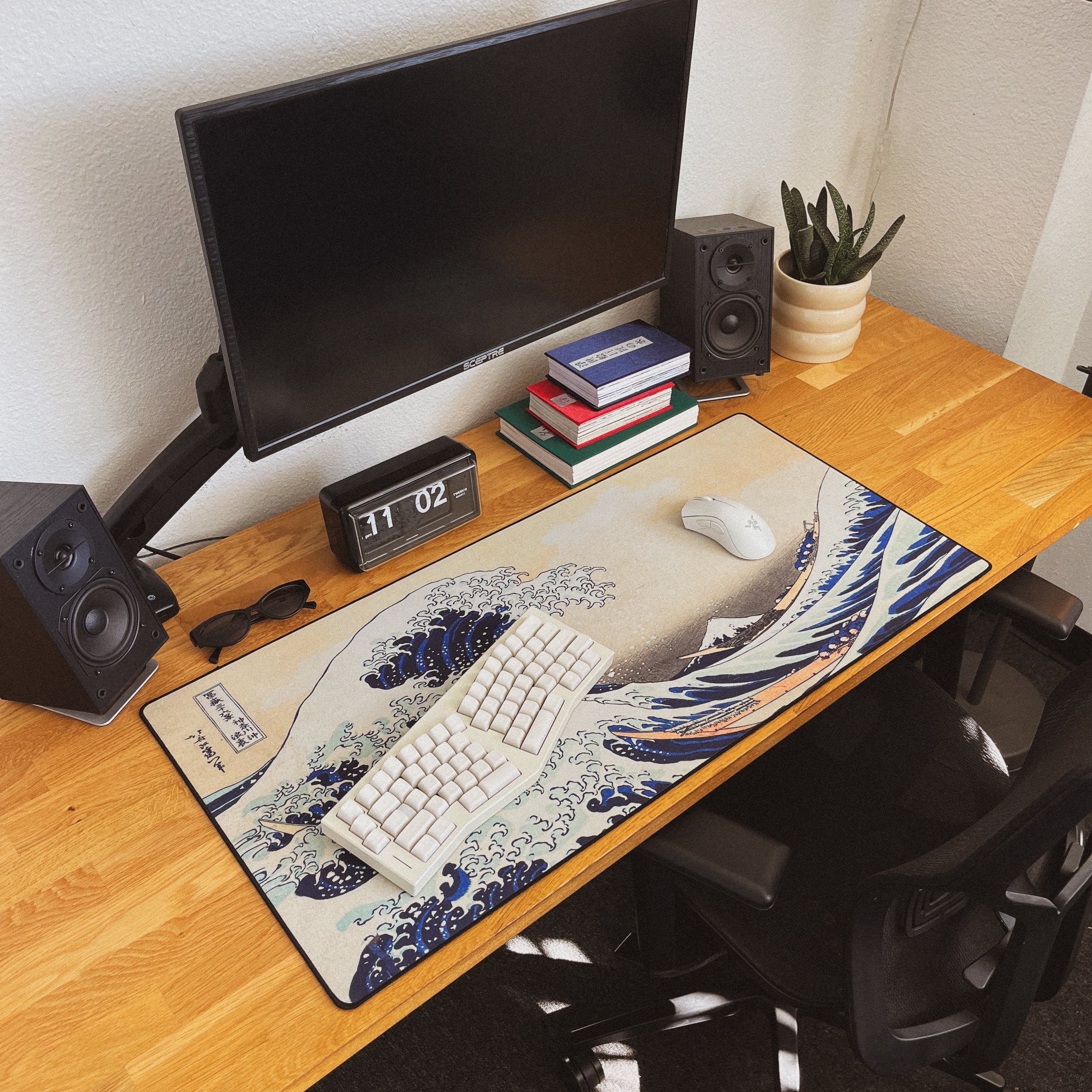 Ocean Waves by Uehara Konen - The Mousepad Company