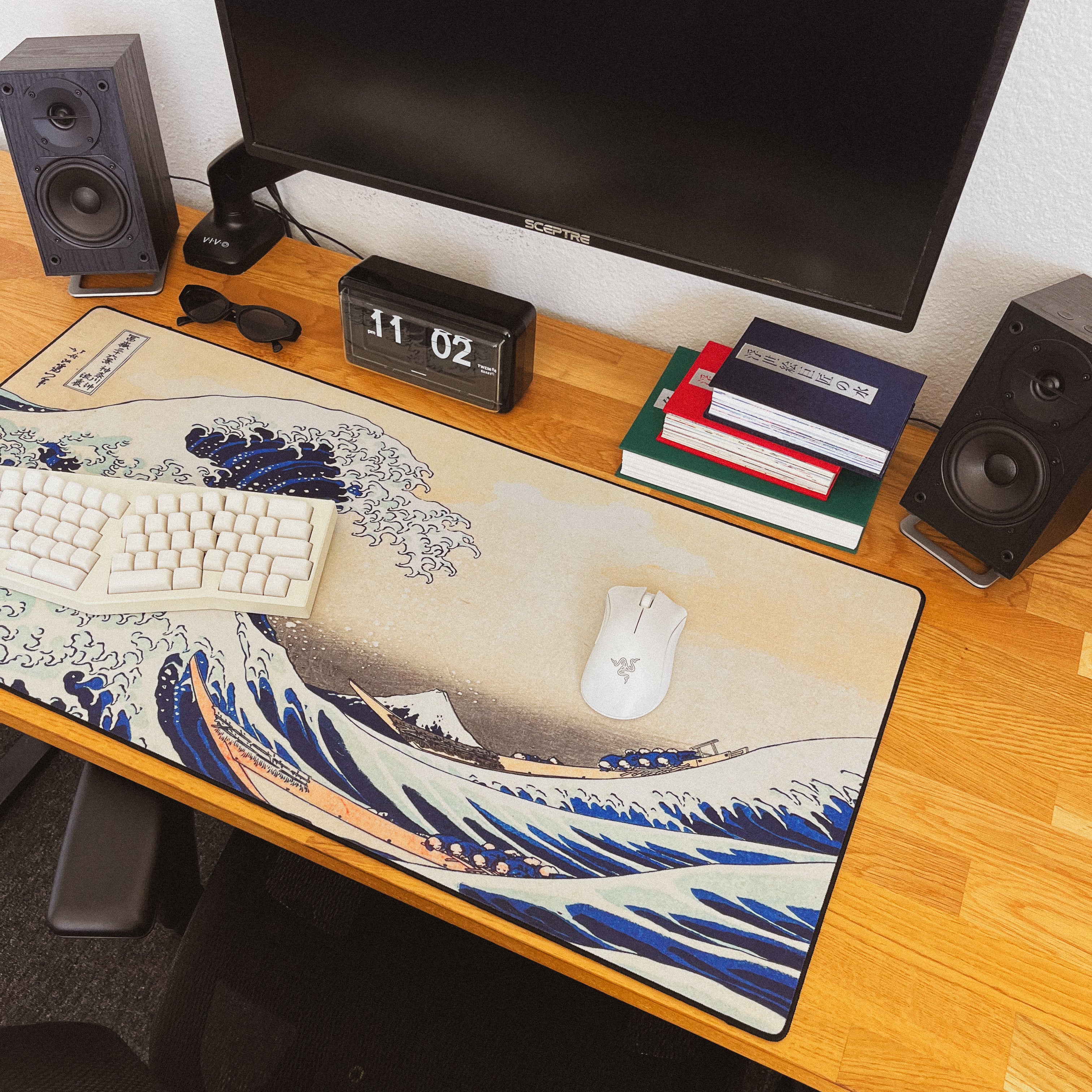 Ocean Waves by Uehara Konen - The Mousepad Company