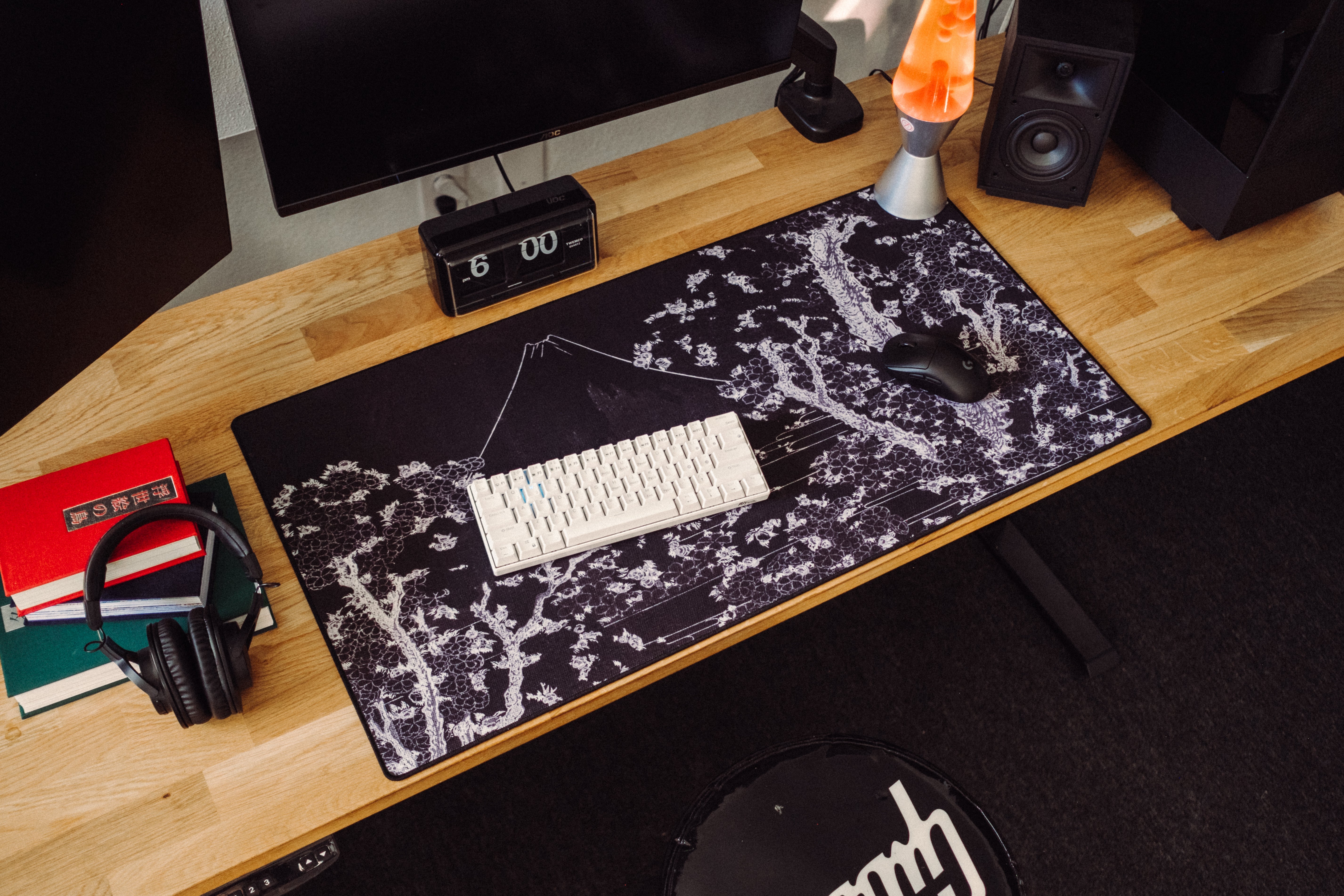 Mount Fuji with Cherry Trees in Bloom - The Mousepad Company