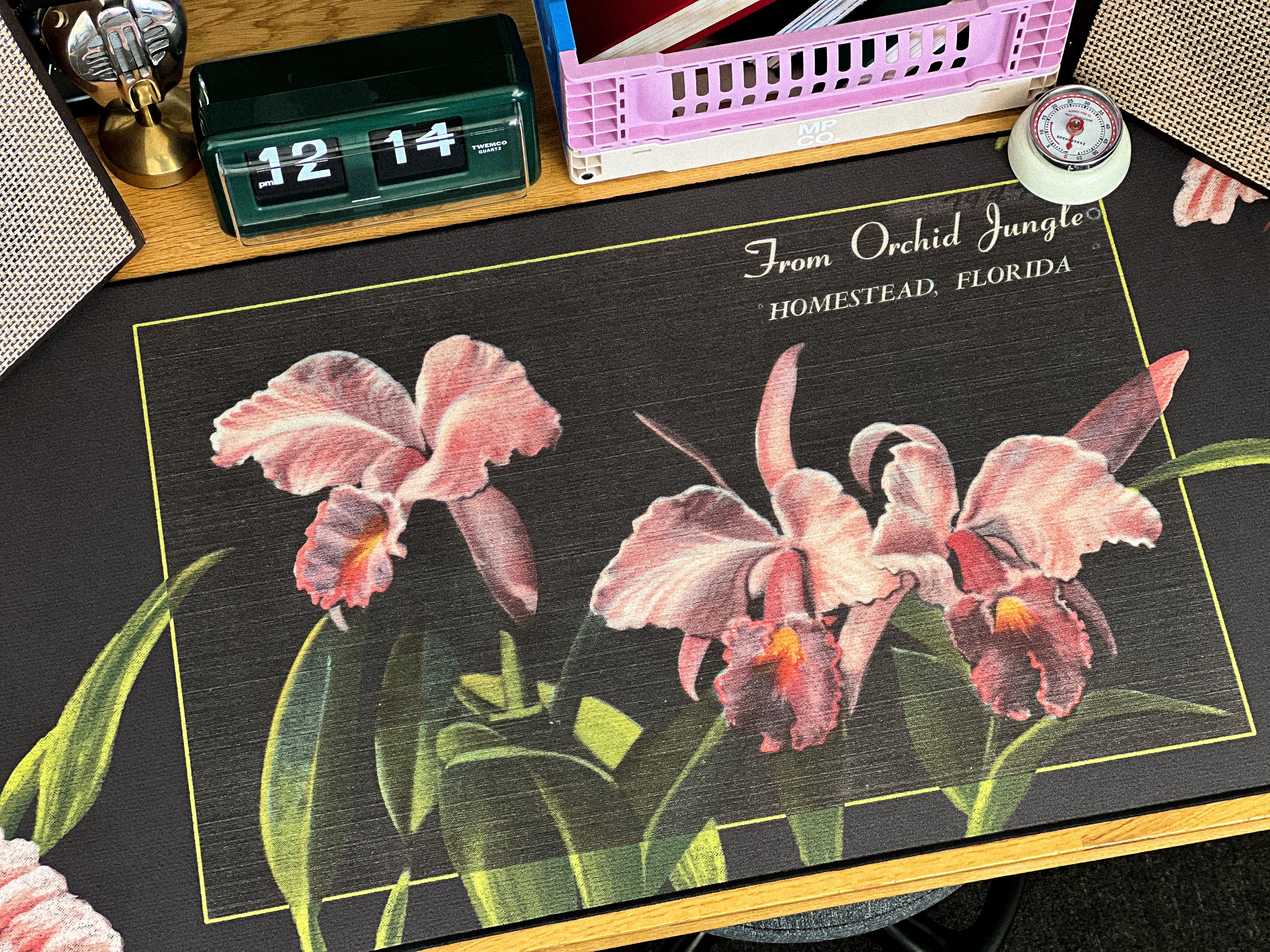 Orchid Jungle - The Mousepad Company