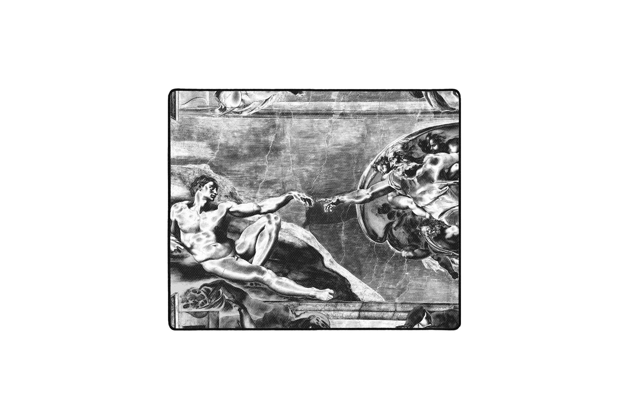 Creation of Adam, by Michelangelo - The Mousepad Company