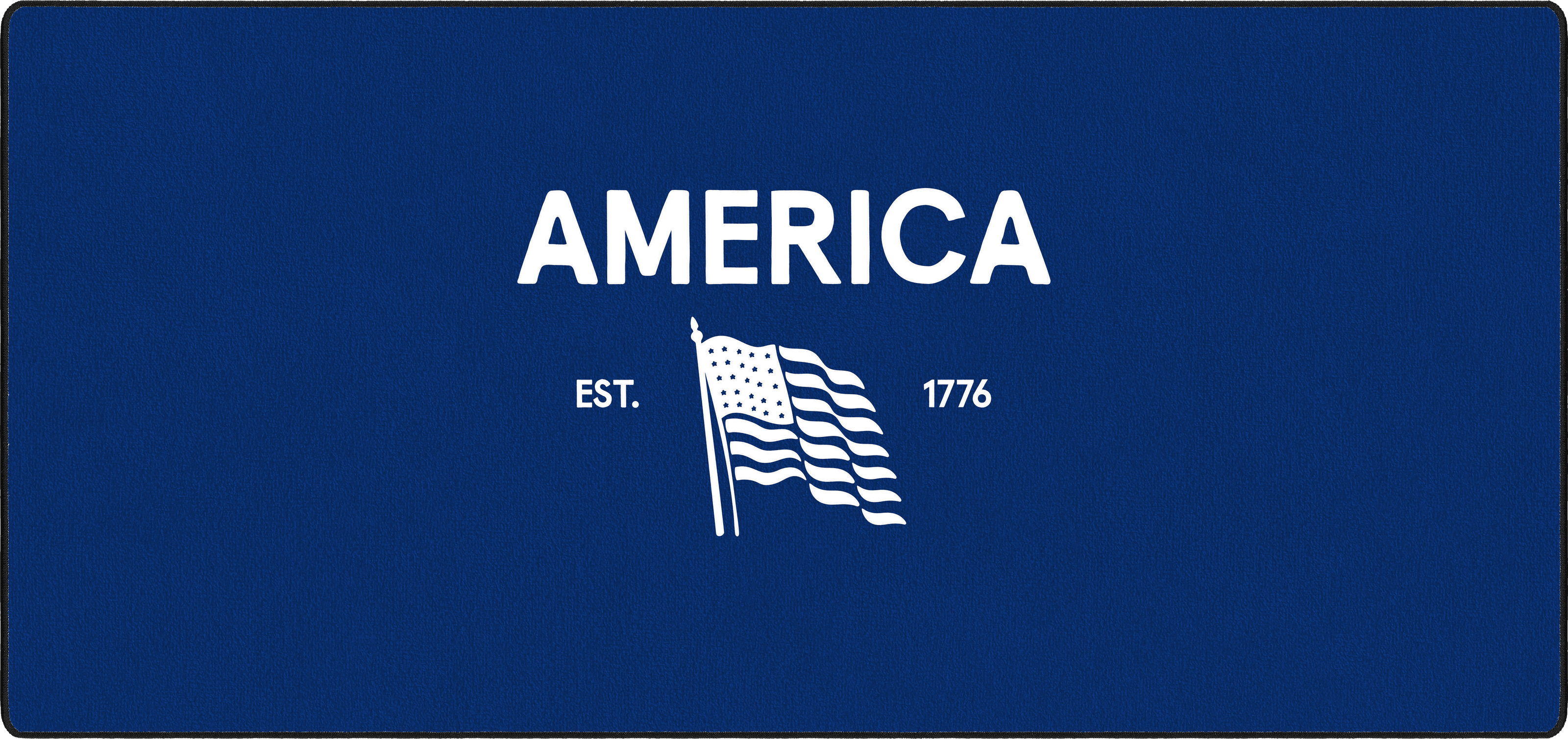 America 1776 mousepad thumbnail, Navy Blue, Large/XXL