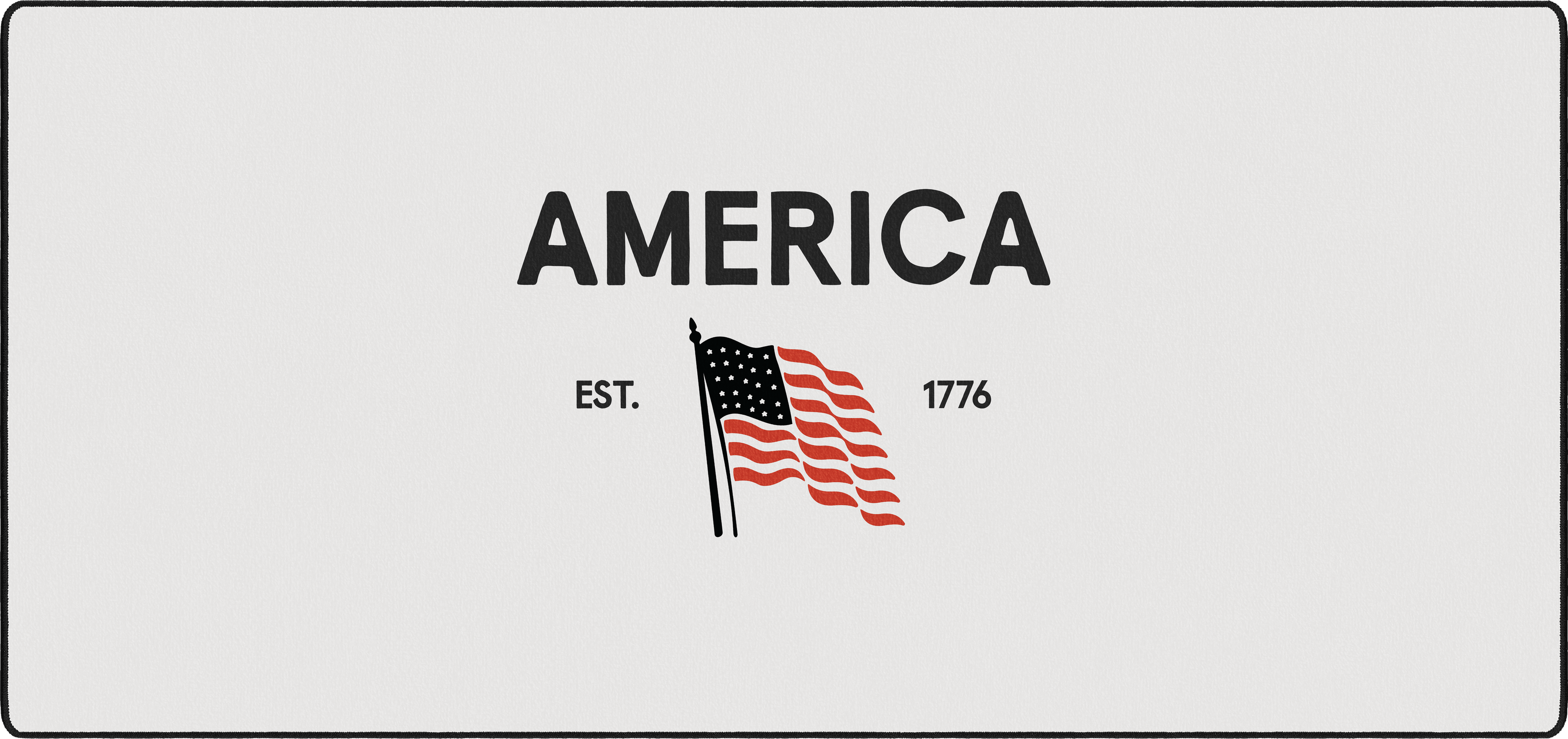 America 1776 mousepad thumbnail, Original, Large/XXL