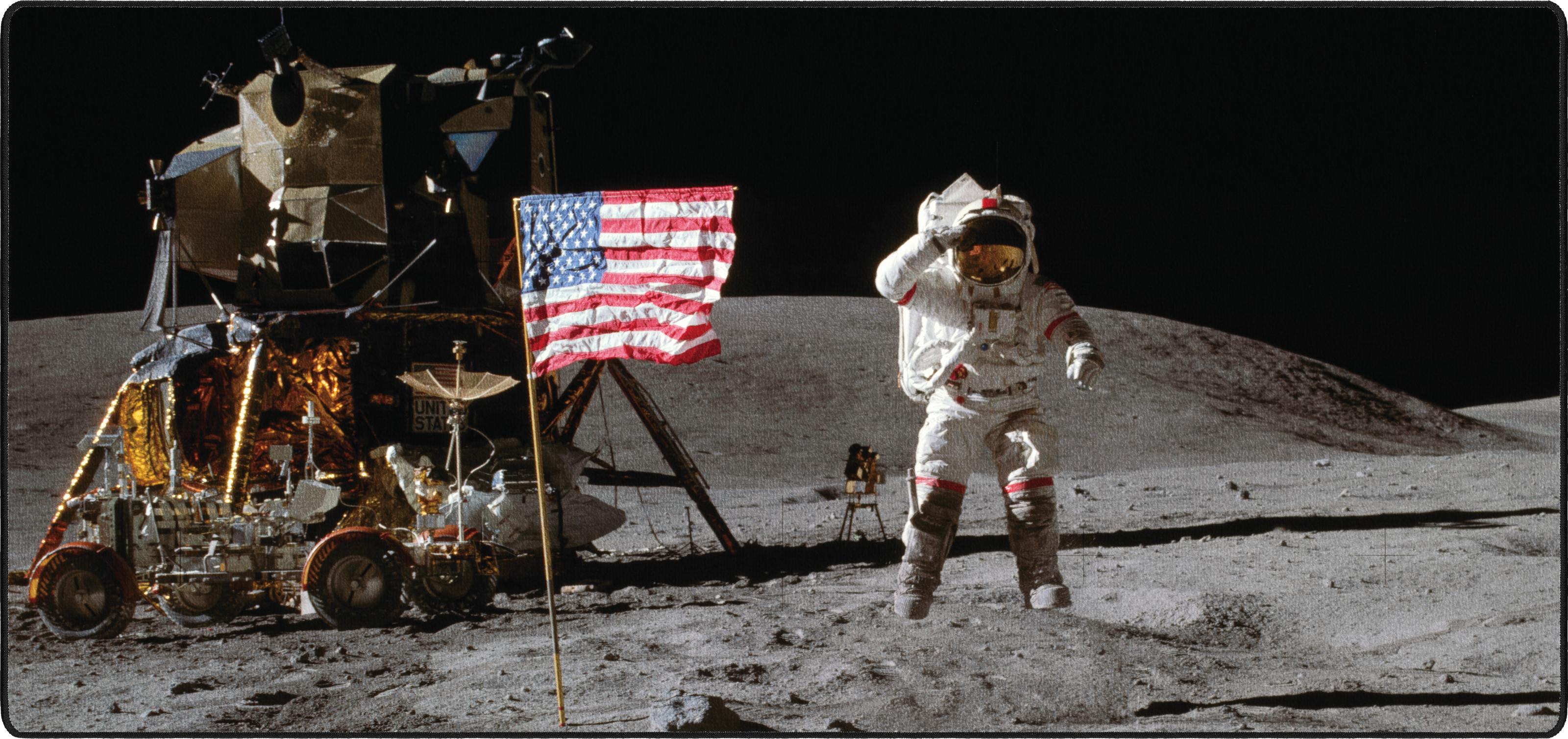 Apollo 11 mousepad thumbnail, Original, Large/XXL
