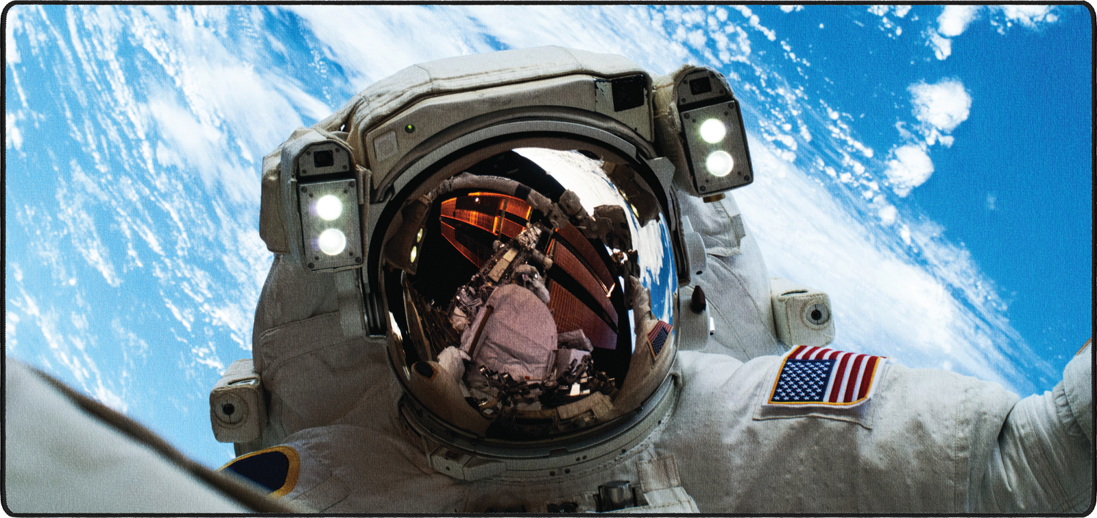 Astronaut's Space Gaze