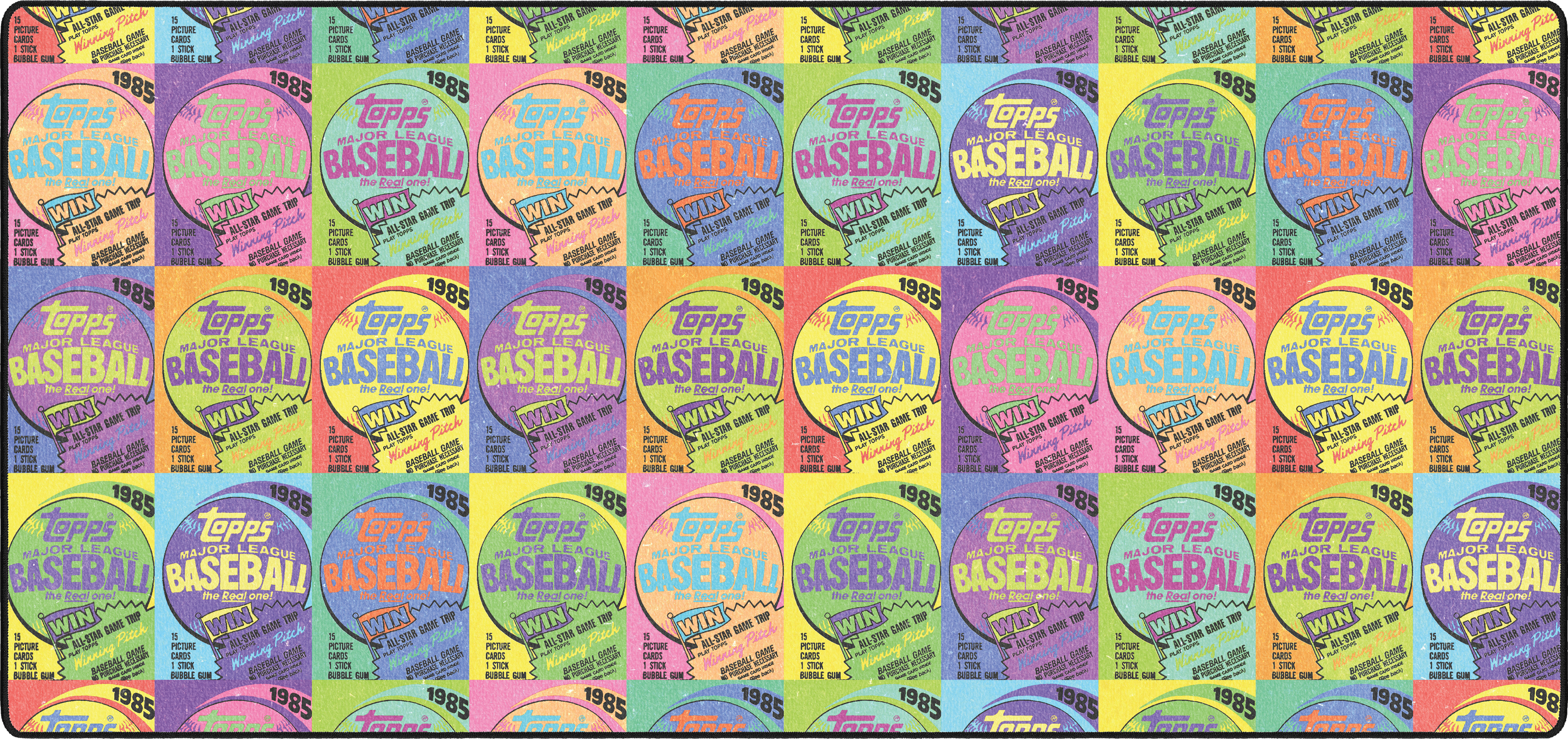 Baseball Cards mousepad thumbnail, Original, Large/XXL