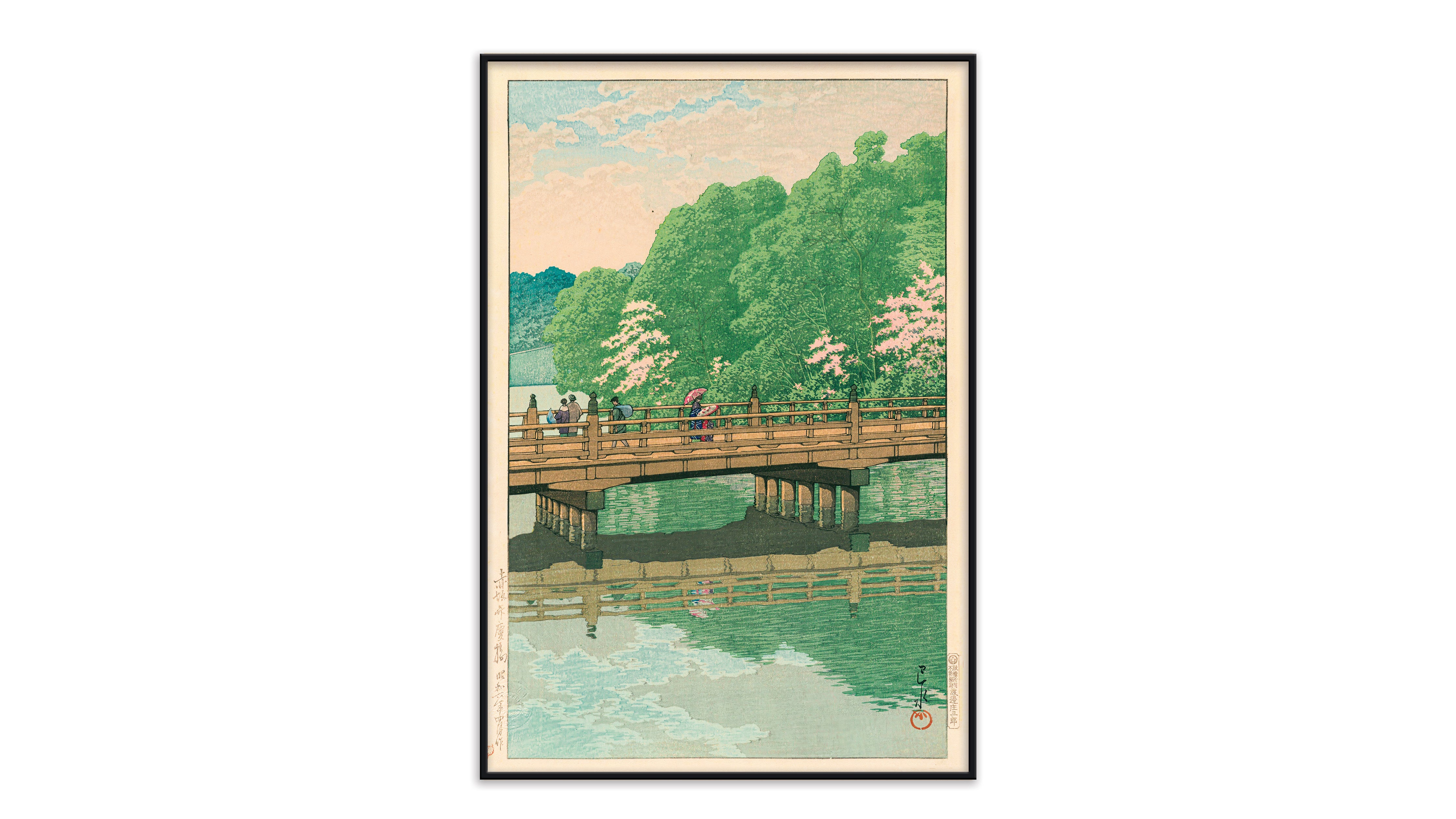 Benkei Bridge - Giant Poster - The Mousepad Company