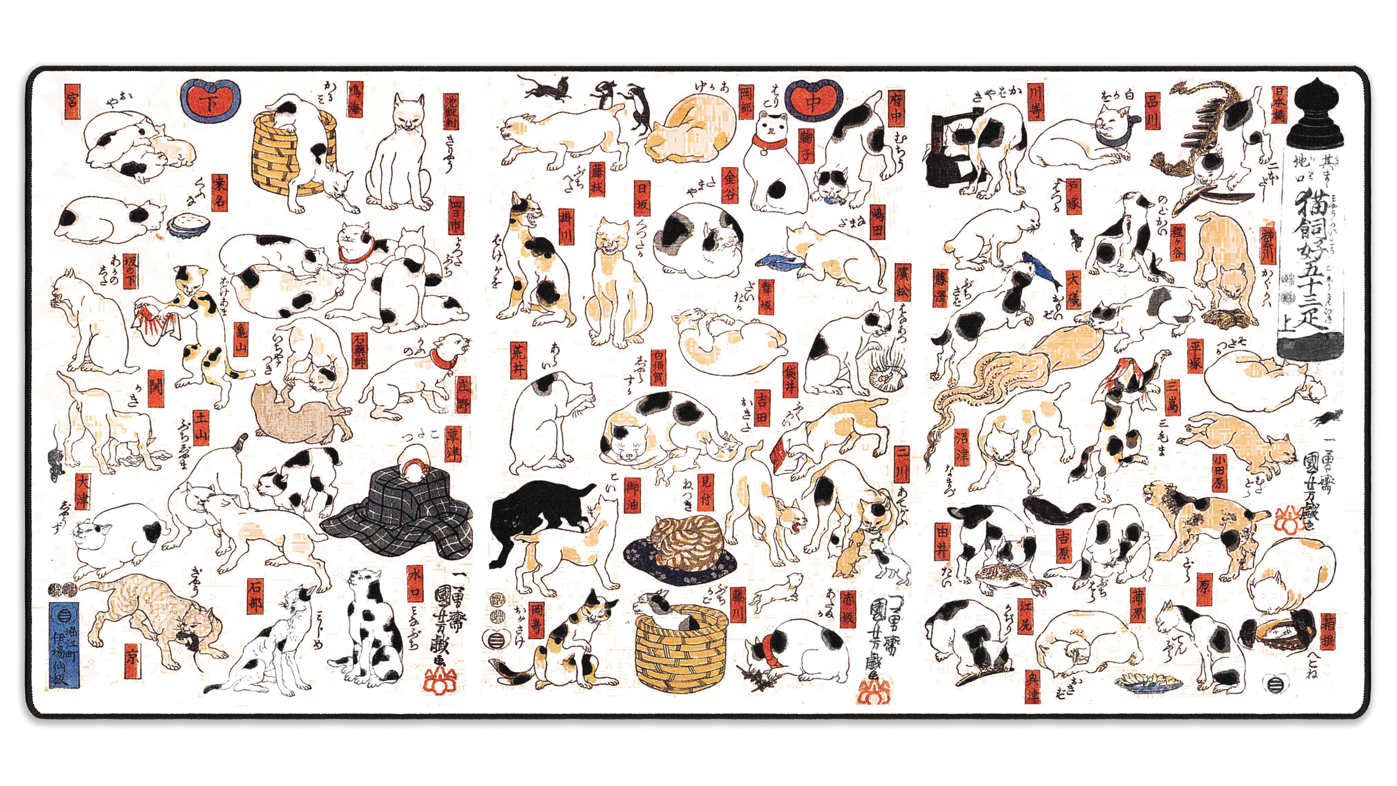 Cats by Kuniyoshi - The Mousepad Company