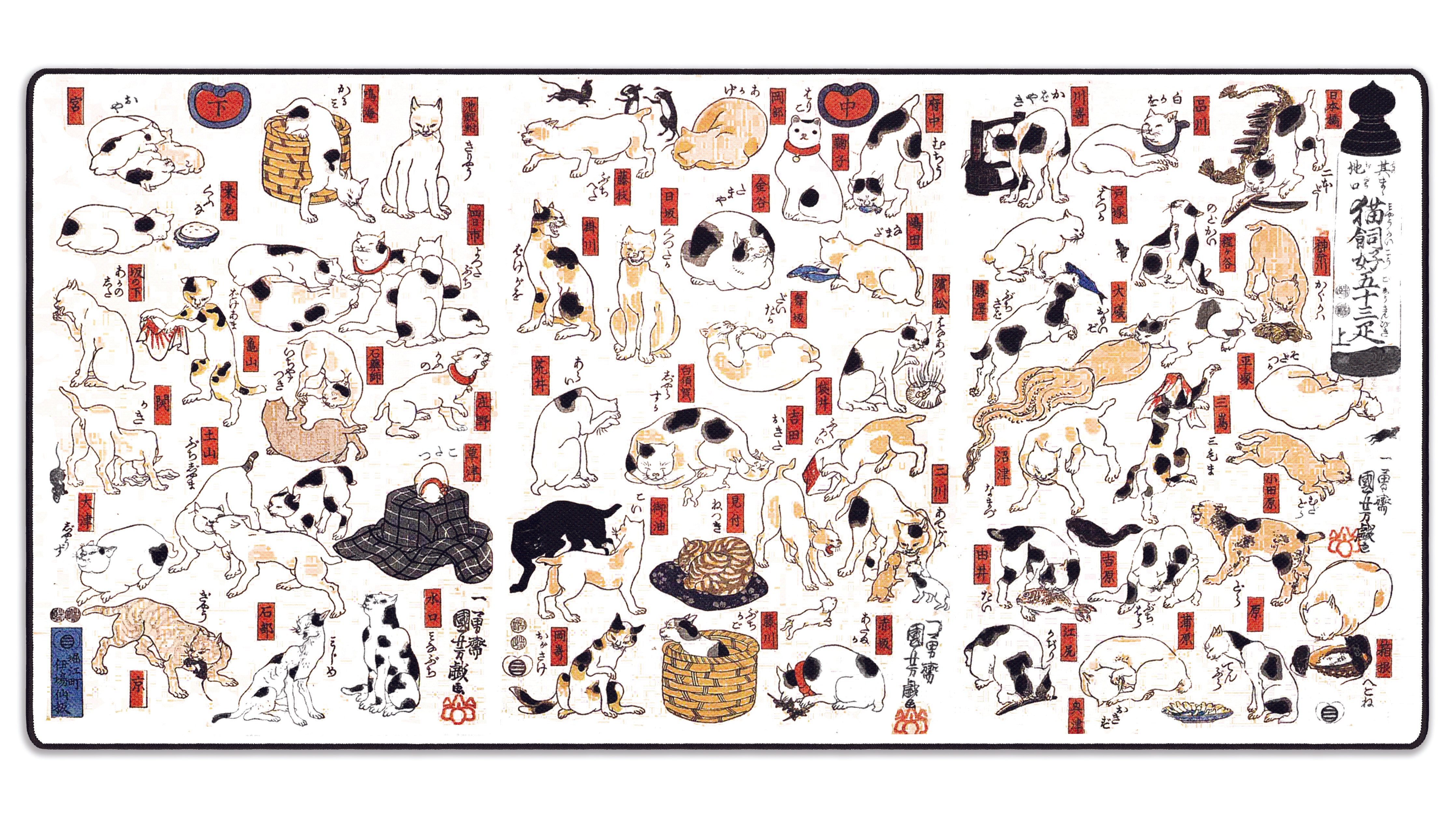 Cats by Kuniyoshi - The Mousepad Company