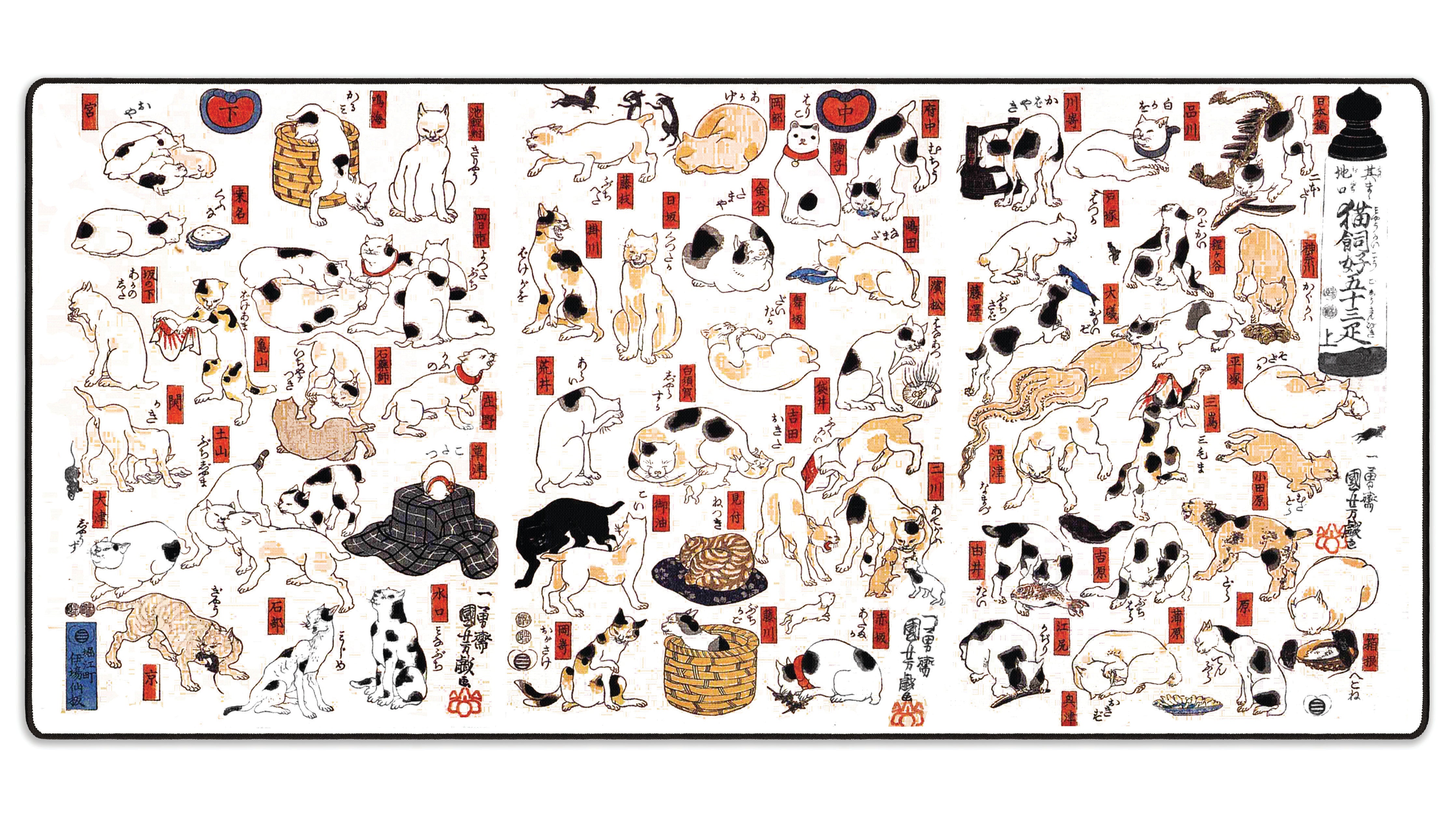 Cats by Kuniyoshi - The Mousepad Company