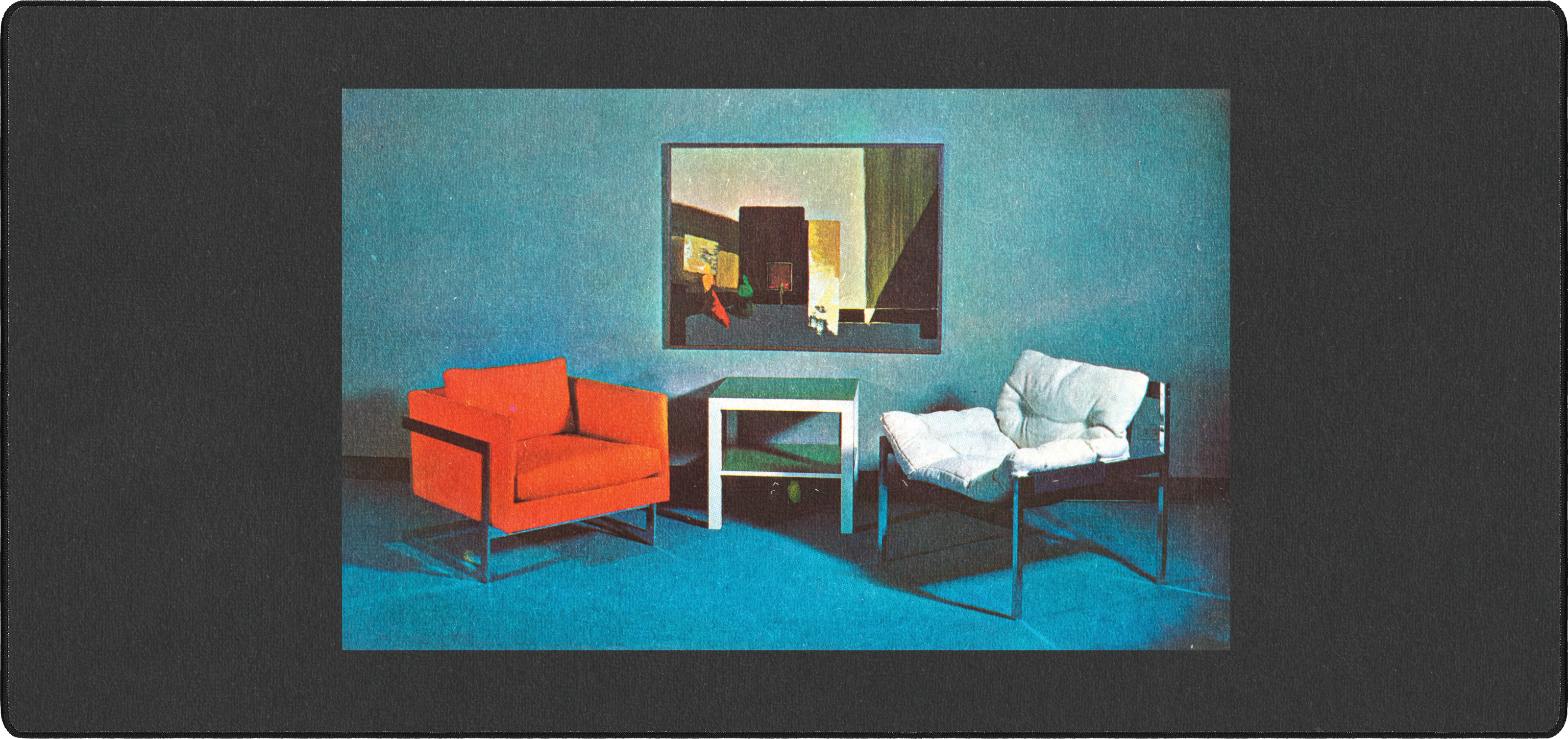 Chairs mousepad thumbnail, Original, Large/XXL