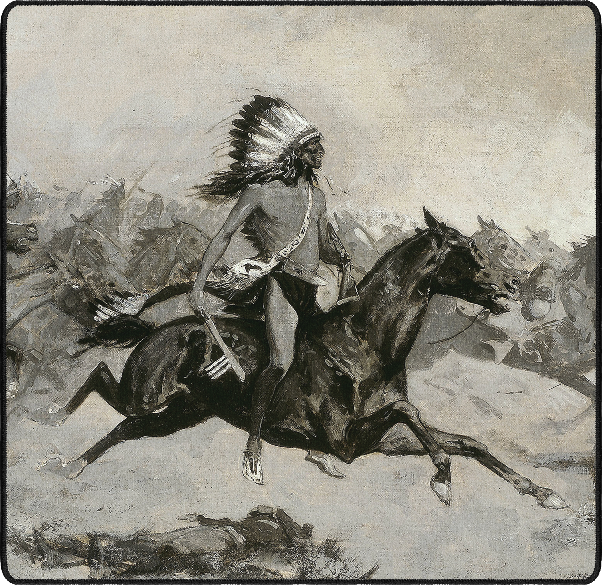 Charge mousepad thumbnail, Monochrome, Medium/Small