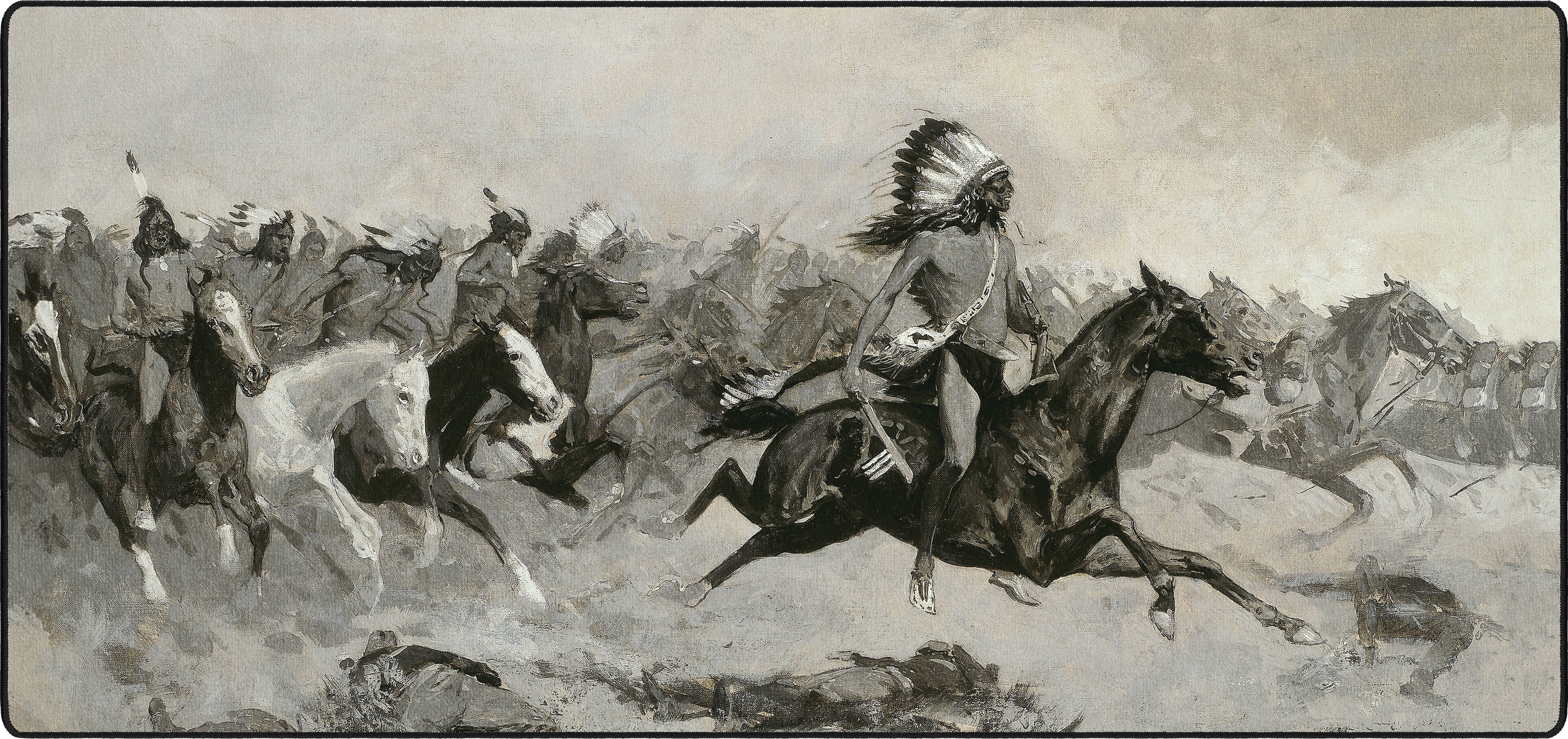 Charge mousepad thumbnail, Monochrome, Large/XXL