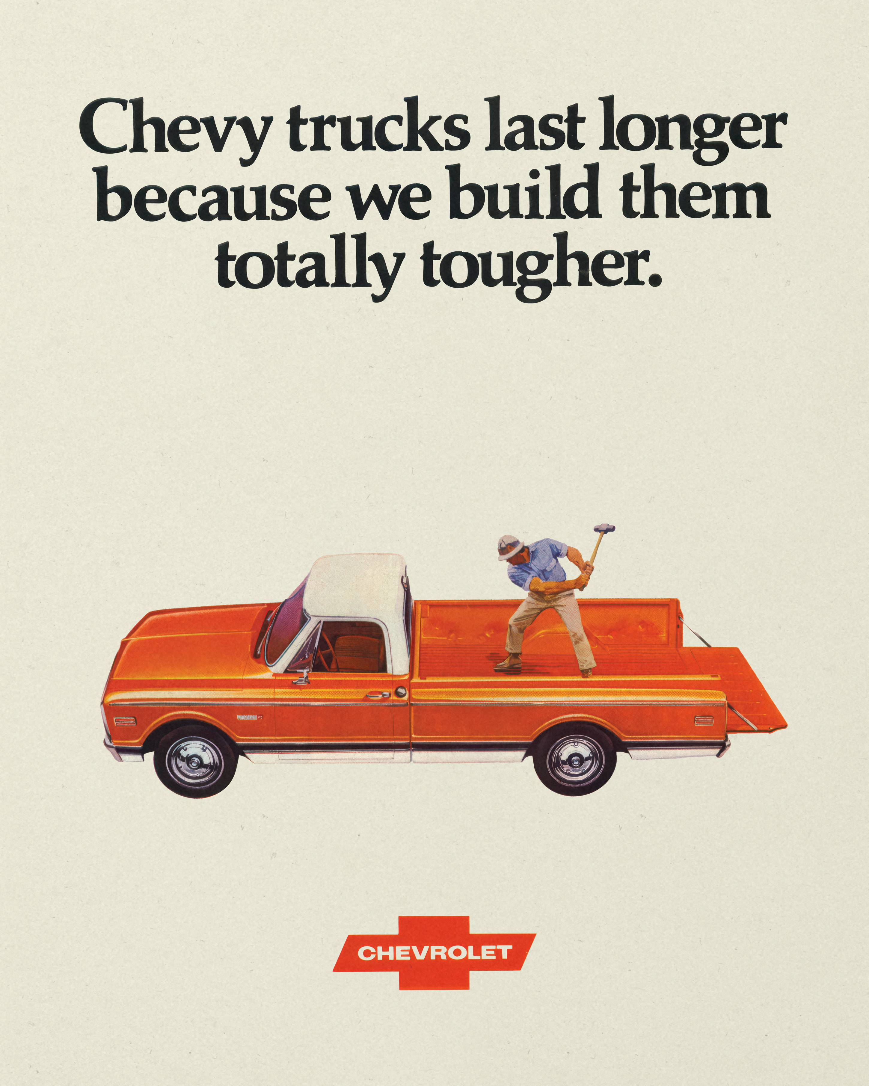 Chevy Trucks Last Longer Ad - The Mousepad Company