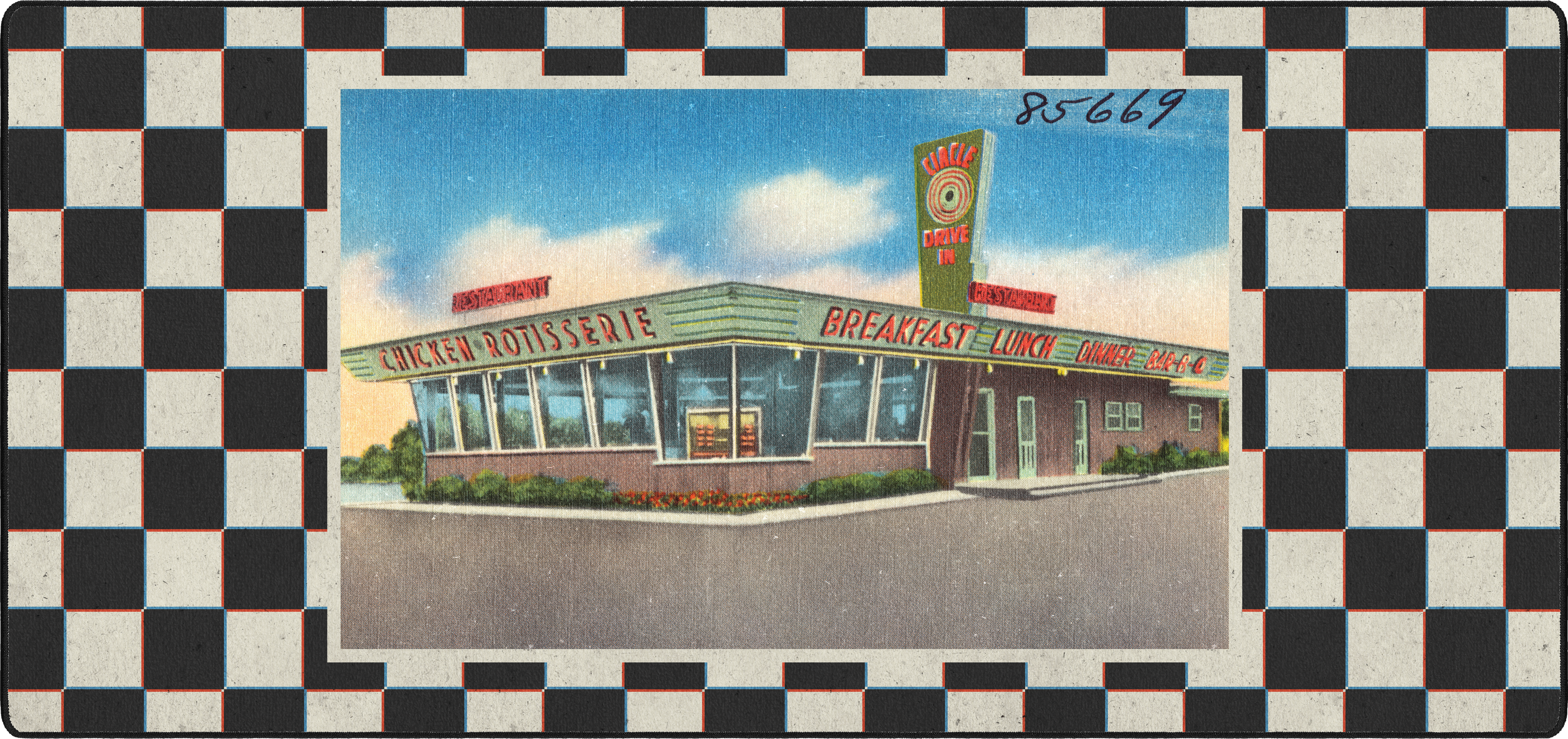 Chicken Rotisserie mousepad thumbnail, Original, Large/XXL