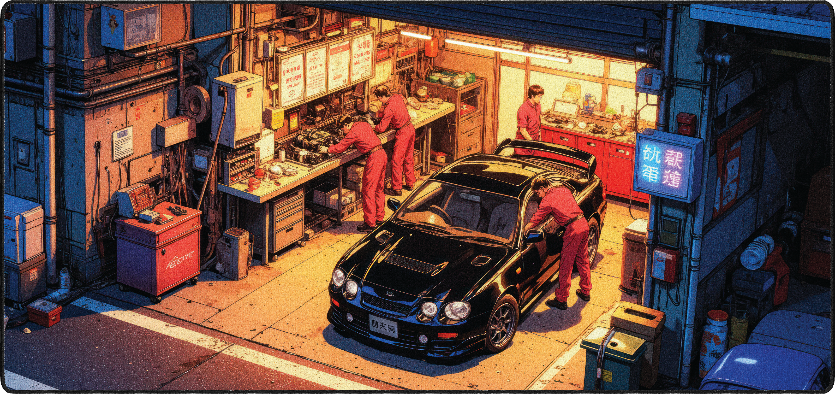 Chikashi’s Celica mousepad thumbnail, Original, Large/XXL