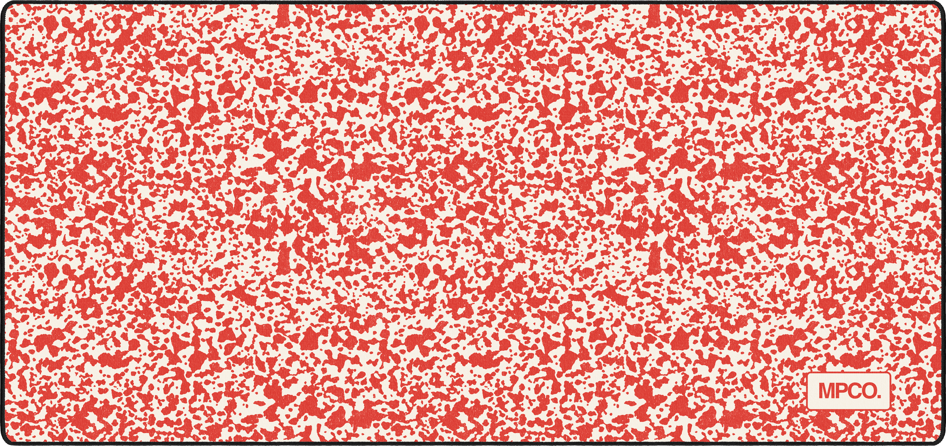 Composition Mousepad mousepad thumbnail, Red, Large/XXL