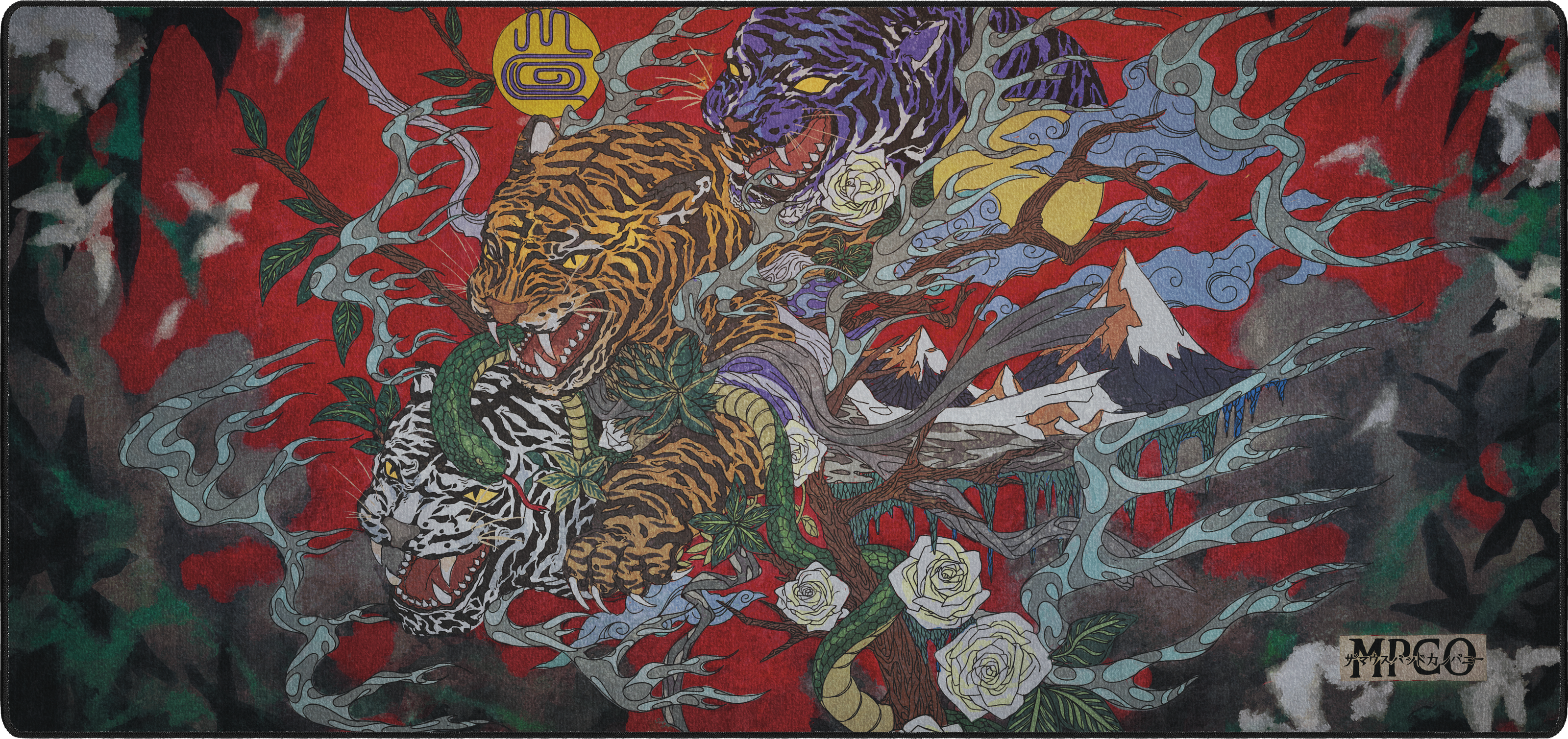 Crimson Roar mousepad thumbnail, Original, Large/XXL