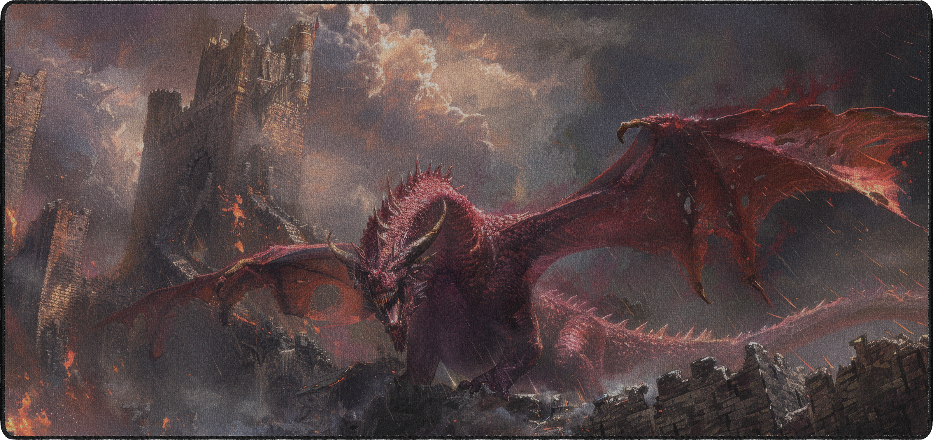 Dragon's Wrath mousepad thumbnail, Original, Large/XXL