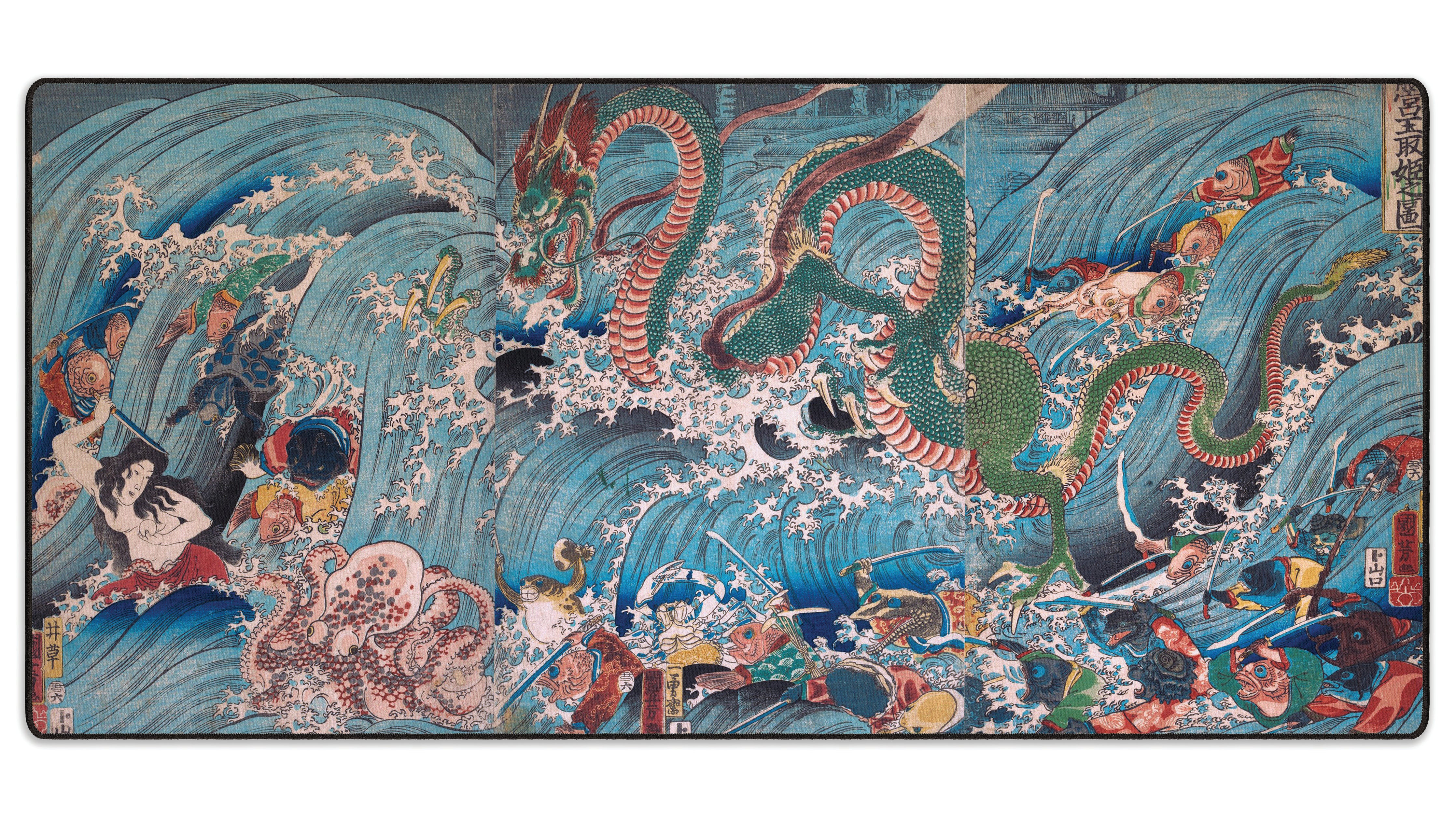 The Palace of the Dragon King, by Kuniyoshi - The Mousepad Company