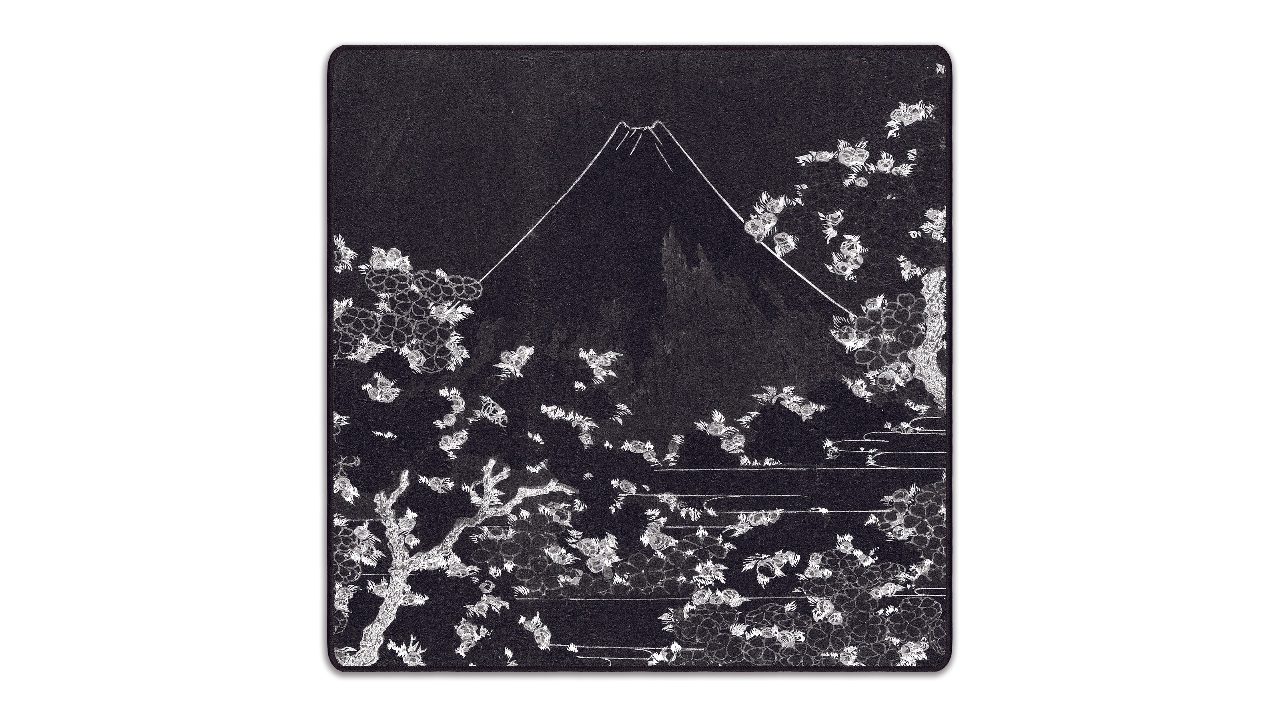 Mount Fuji with Cherry Trees in Bloom - The Mousepad Company
