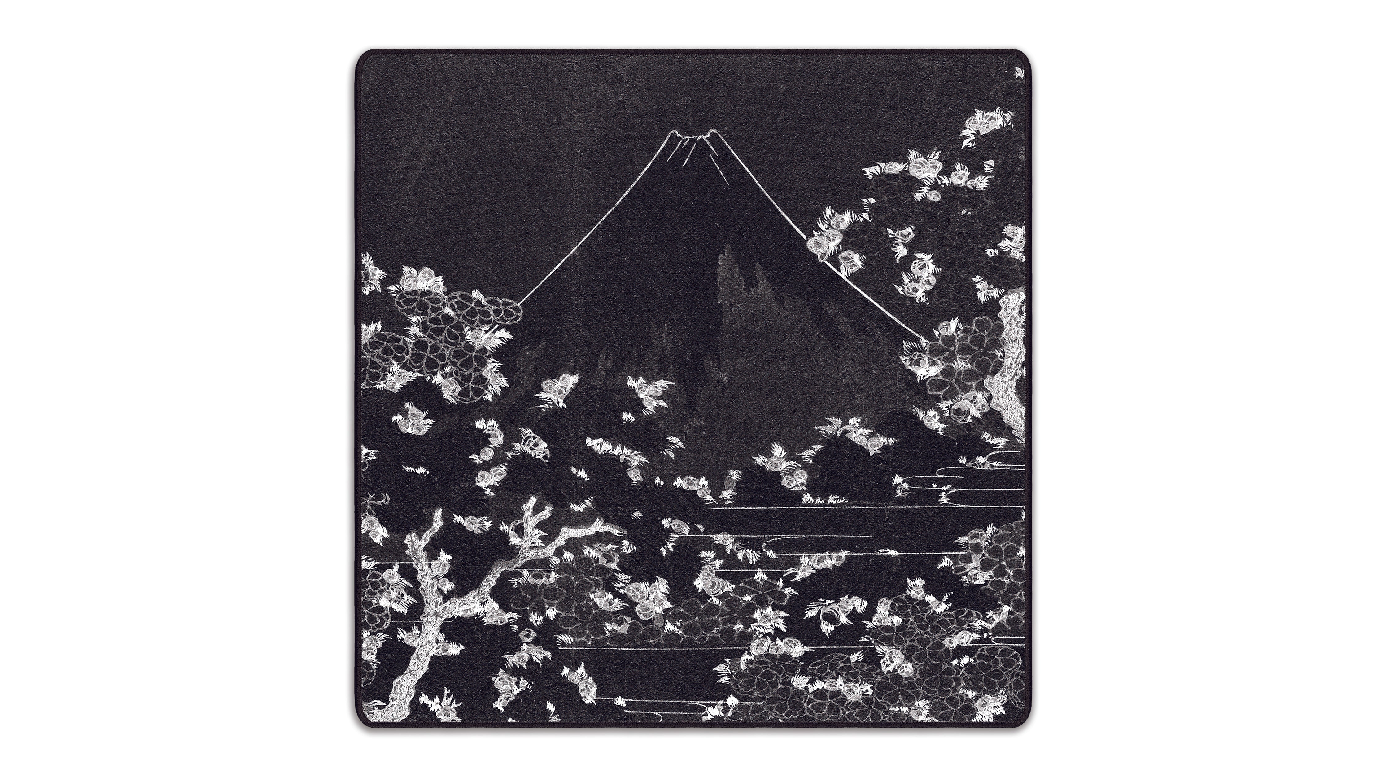 Mount Fuji with Cherry Trees in Bloom - The Mousepad Company