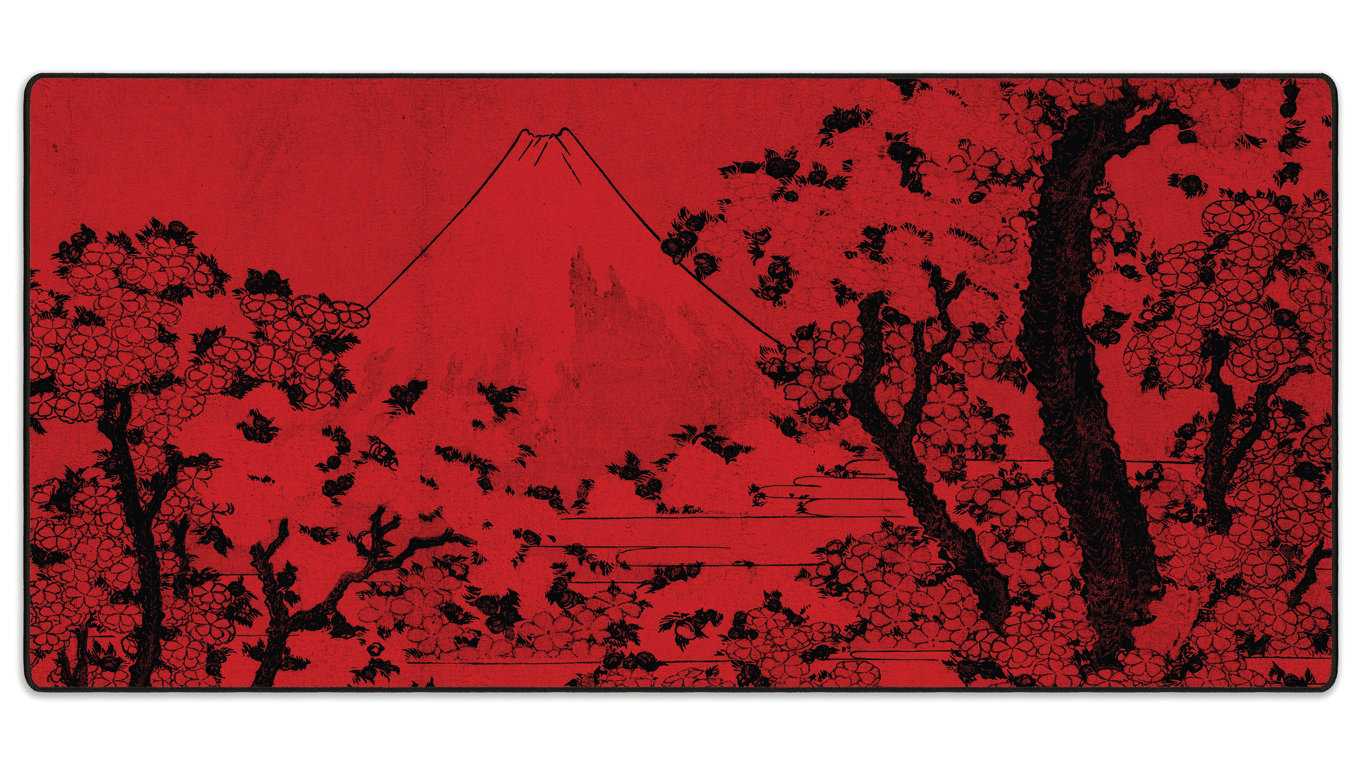 Mount Fuji with Cherry Trees in Bloom - The Mousepad Company