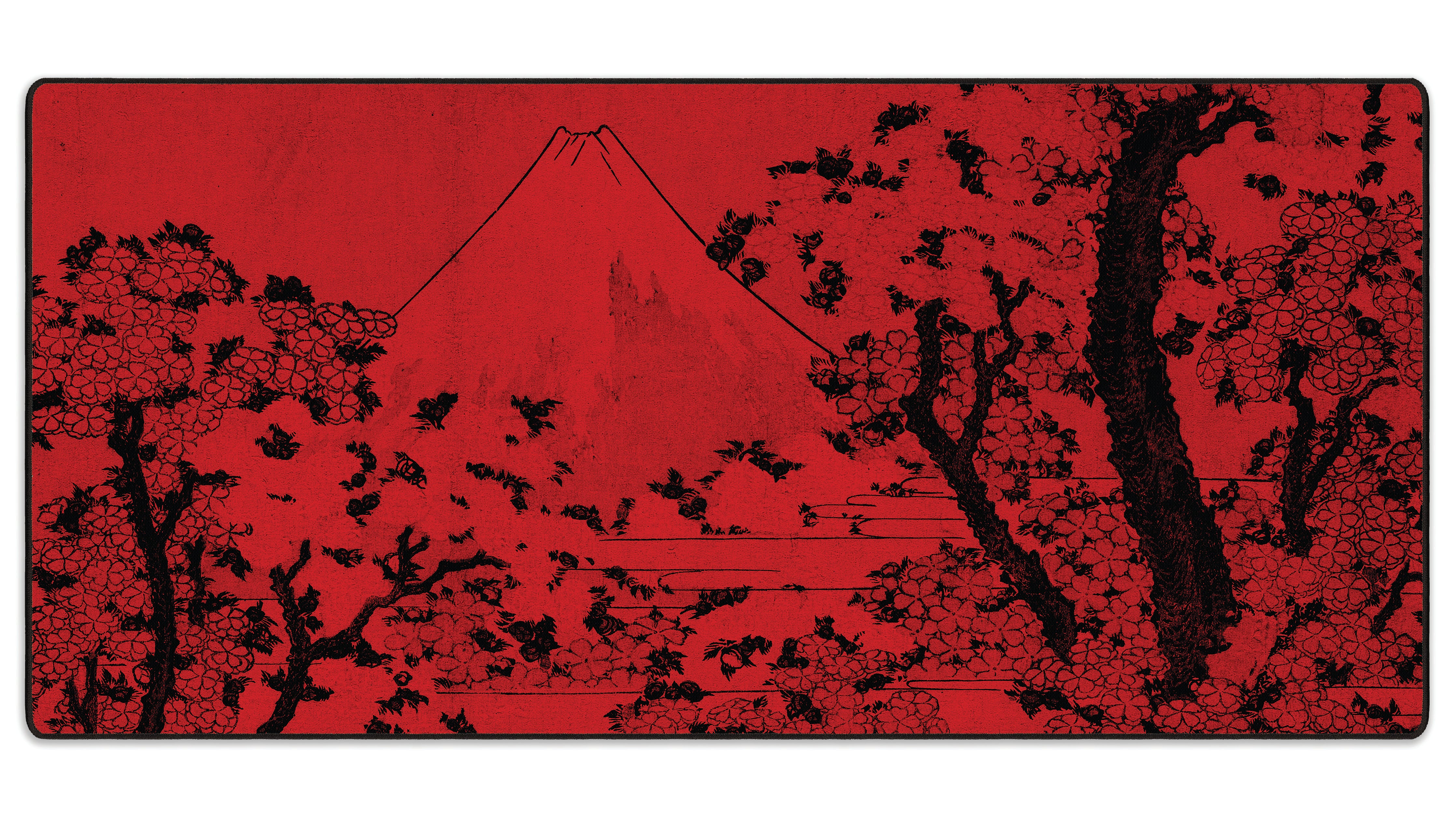 Mount Fuji with Cherry Trees in Bloom - The Mousepad Company