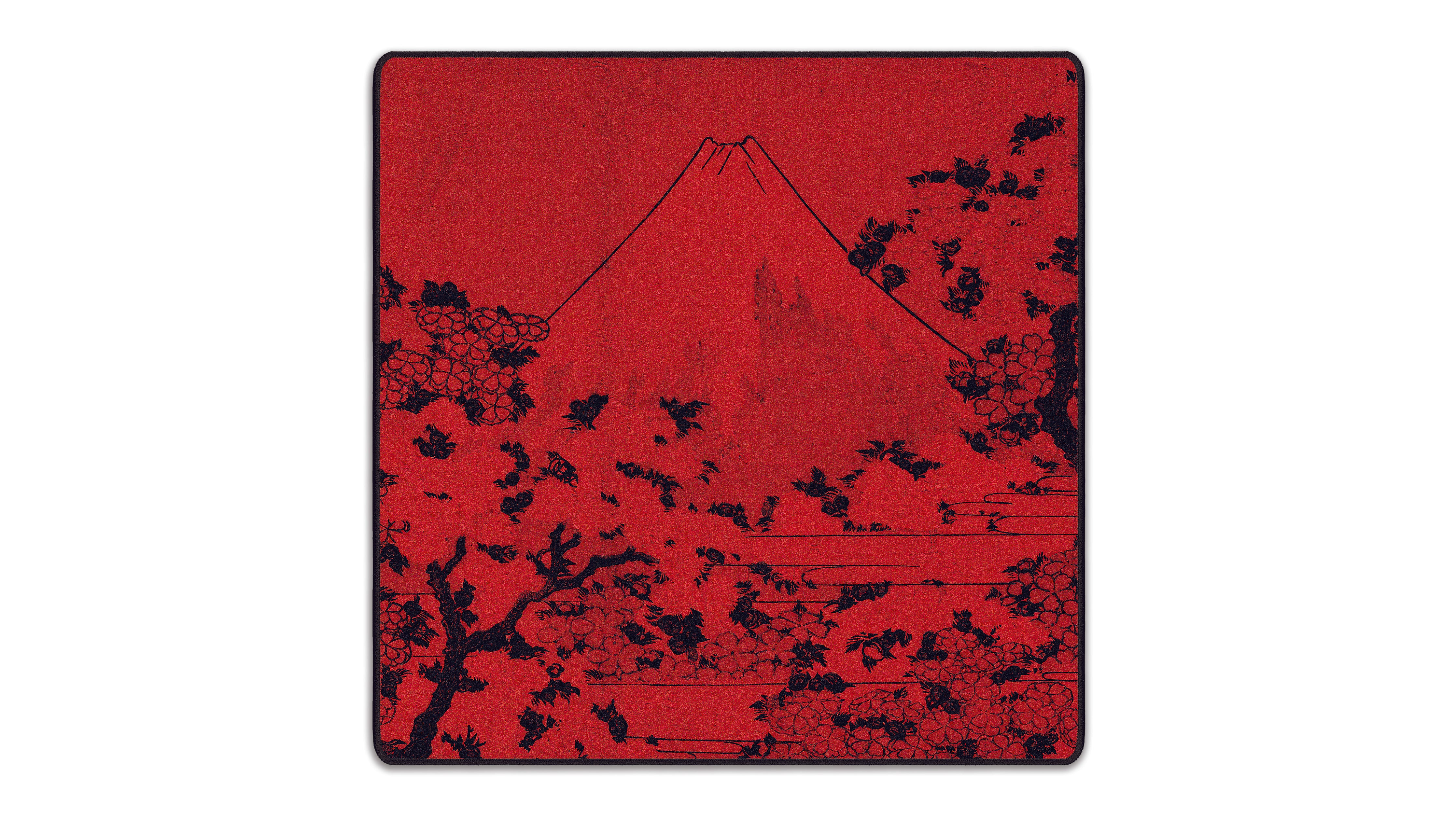 Mount Fuji with Cherry Trees in Bloom - The Mousepad Company