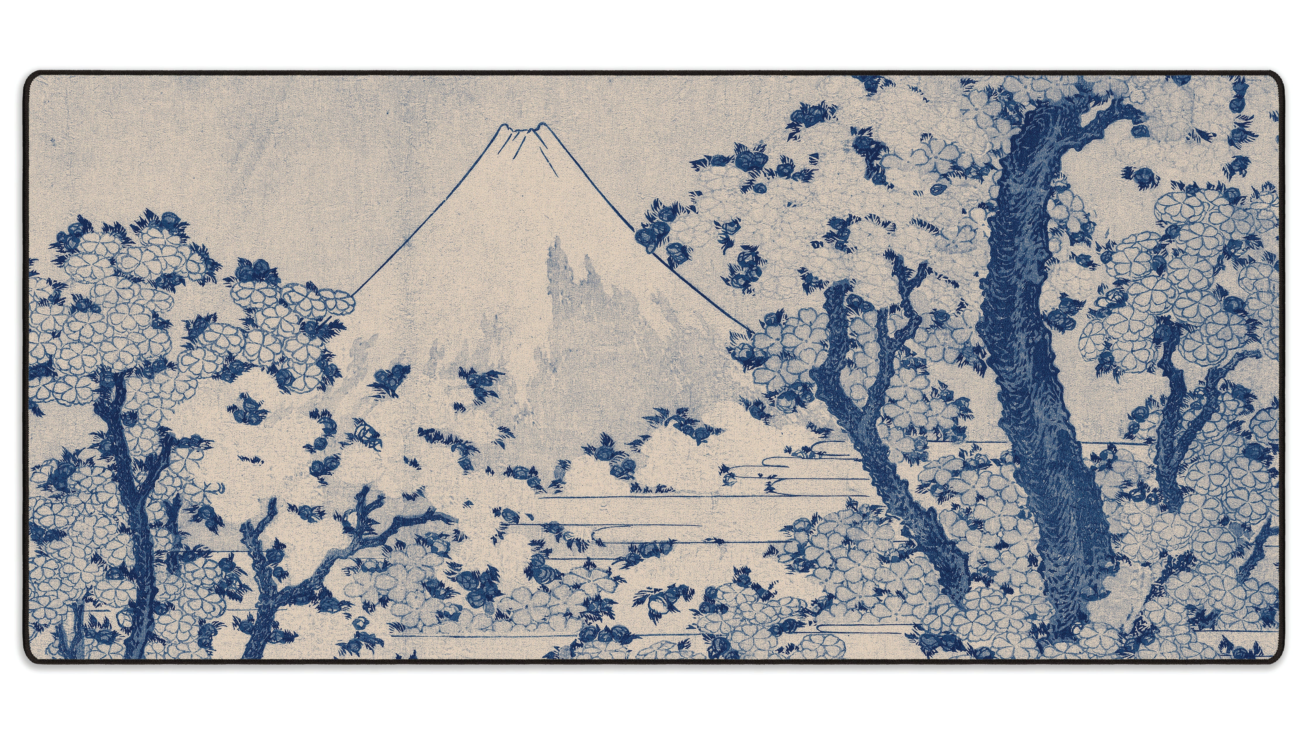 Mount Fuji with Cherry Trees in Bloom - The Mousepad Company