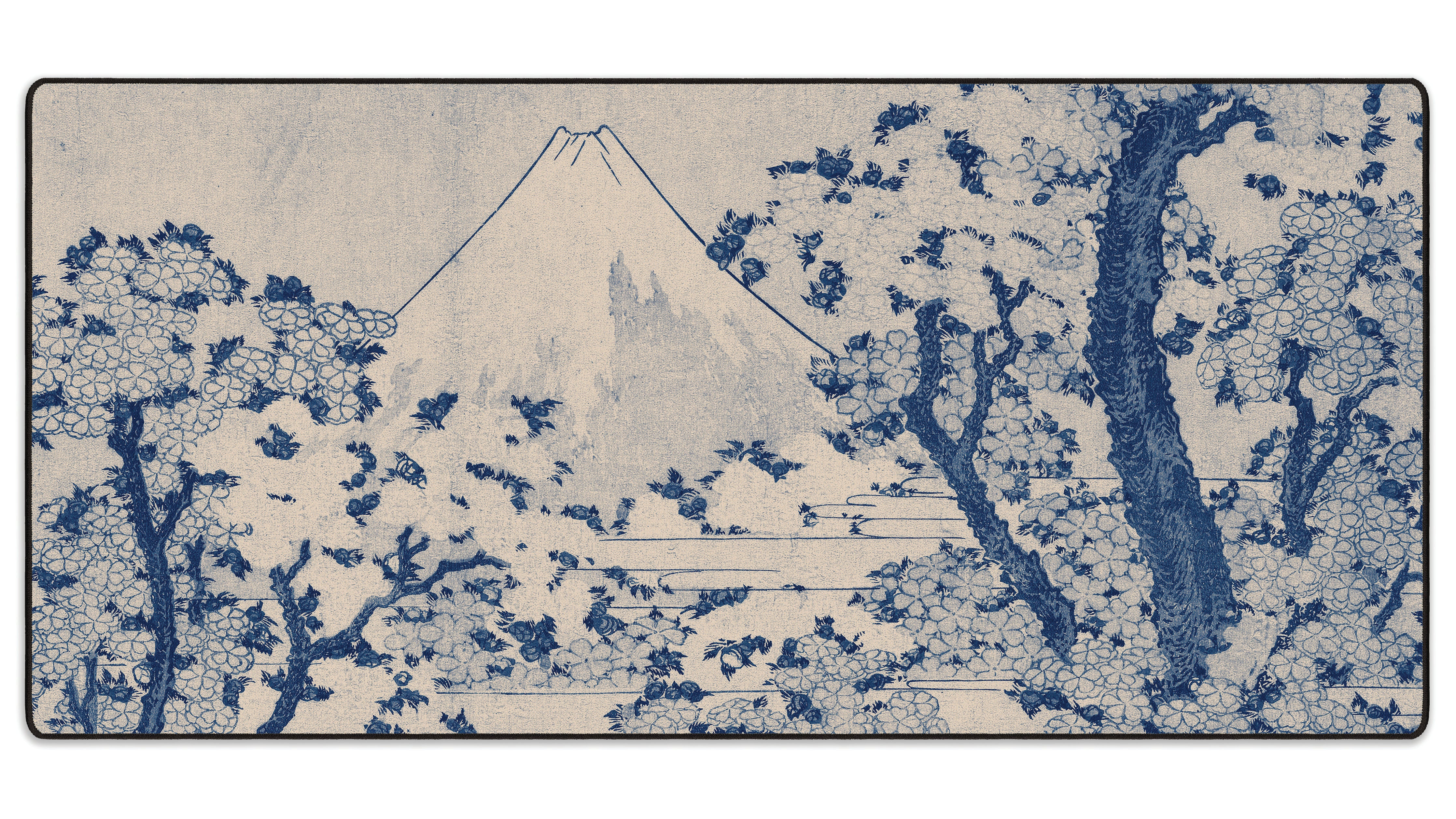 Mount Fuji with Cherry Trees in Bloom - The Mousepad Company