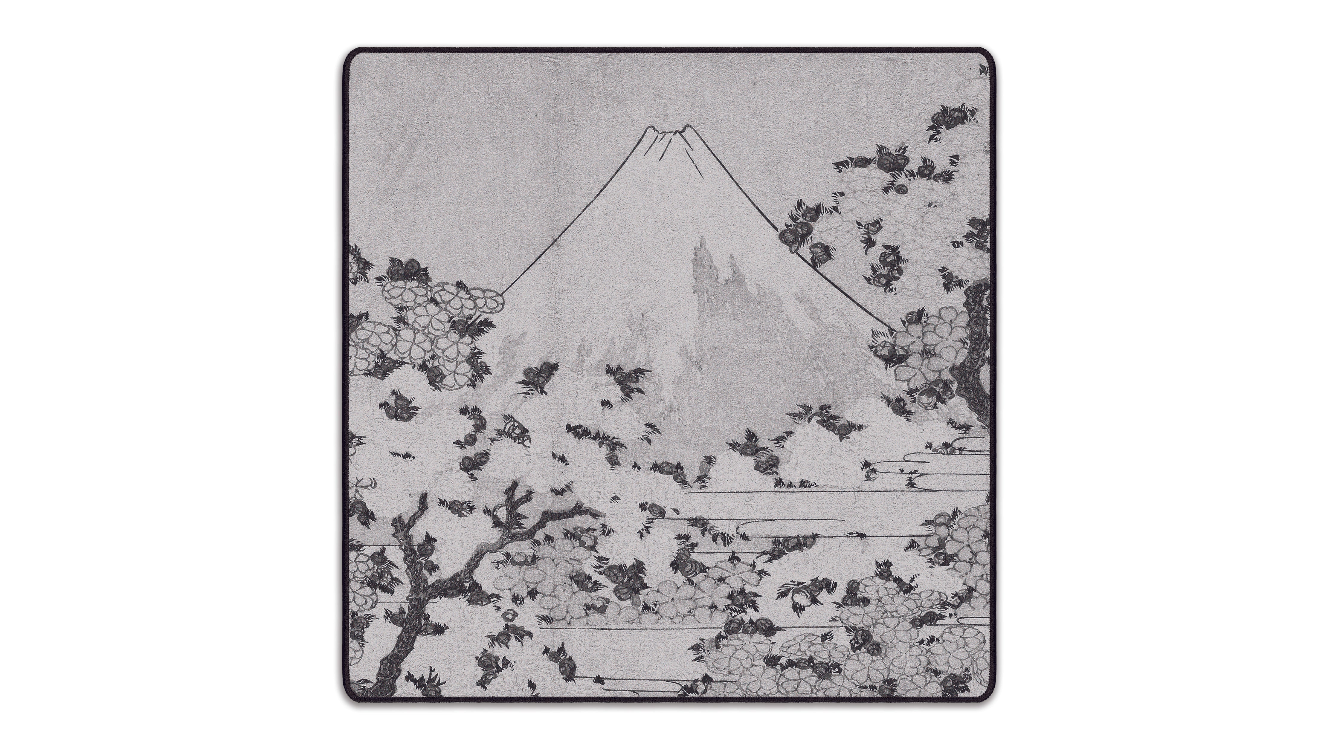 Mount Fuji with Cherry Trees in Bloom - The Mousepad Company