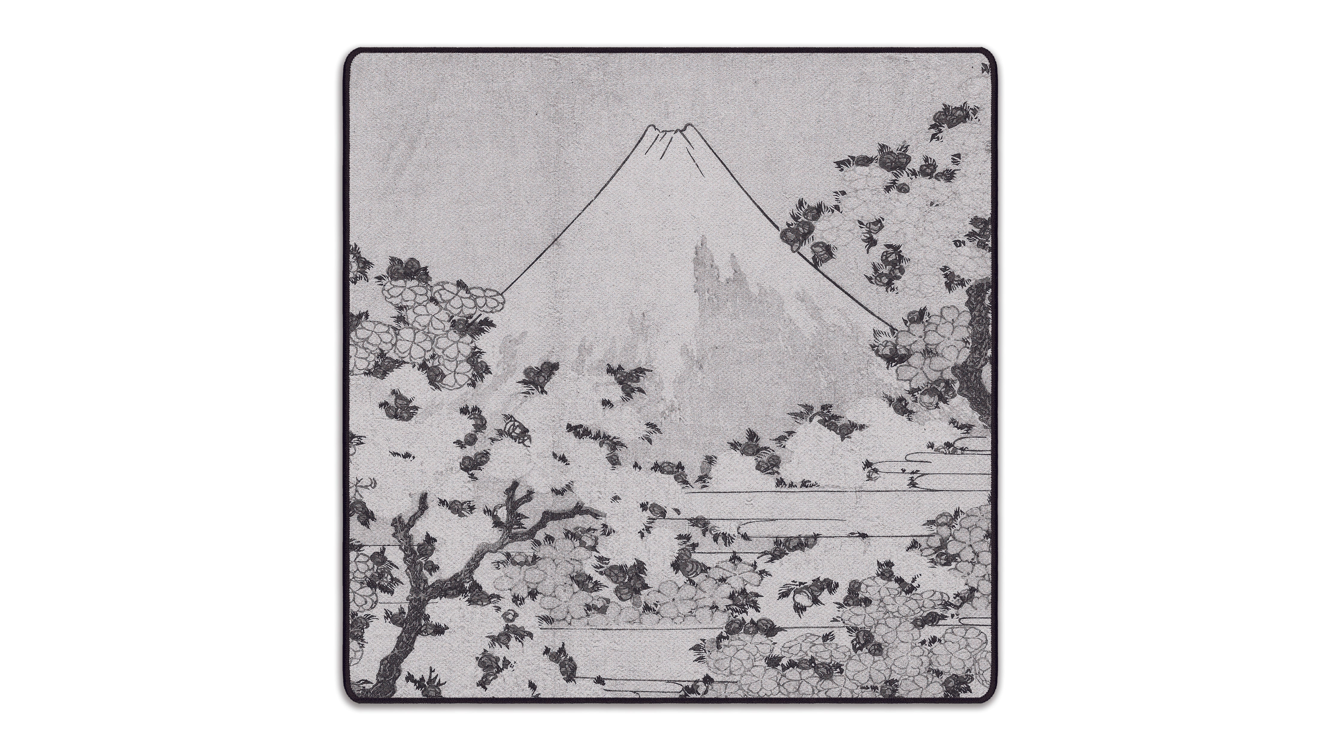 Mount Fuji with Cherry Trees in Bloom - The Mousepad Company
