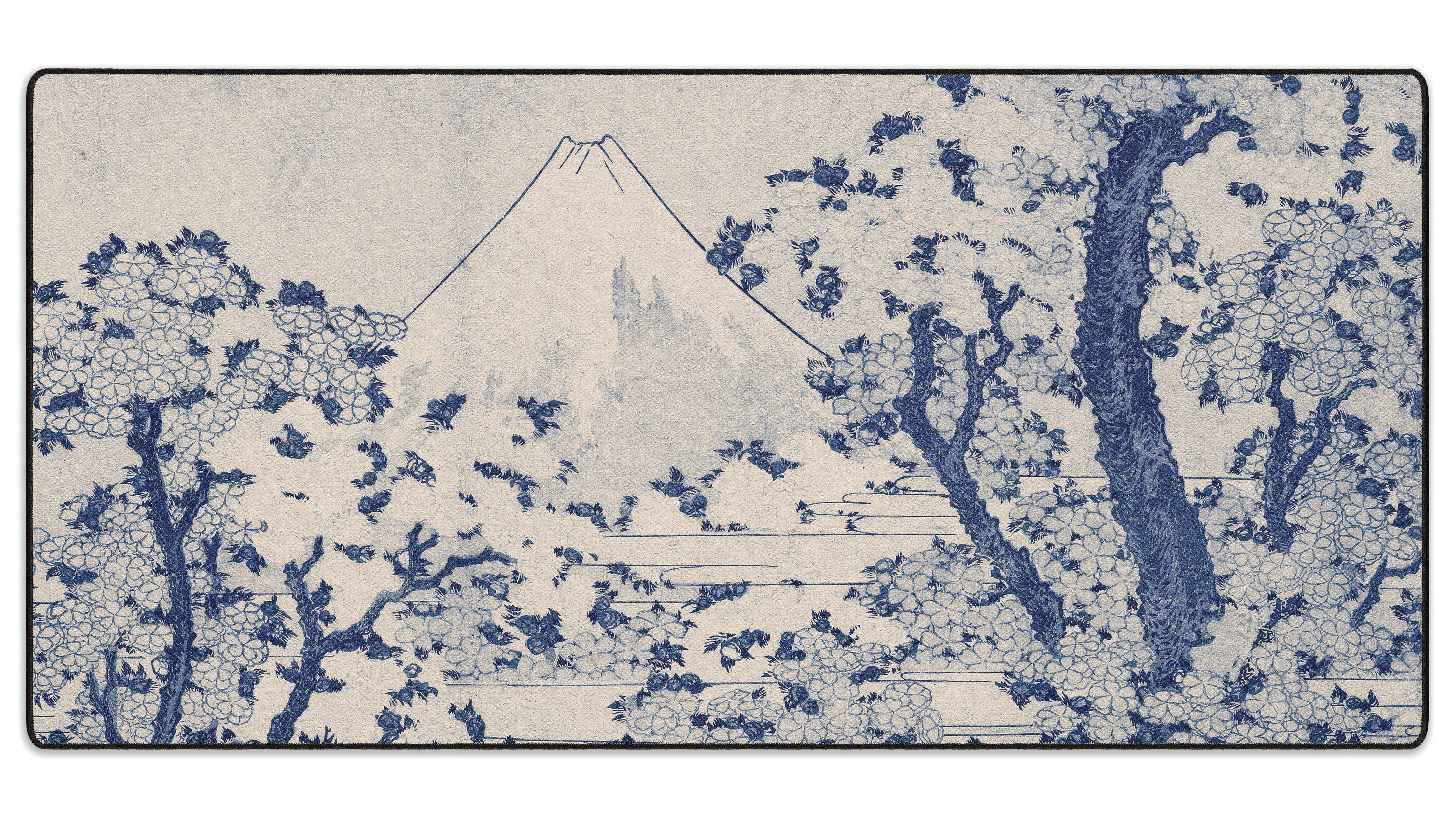 Mount Fuji with Cherry Trees in Bloom - The Mousepad Company