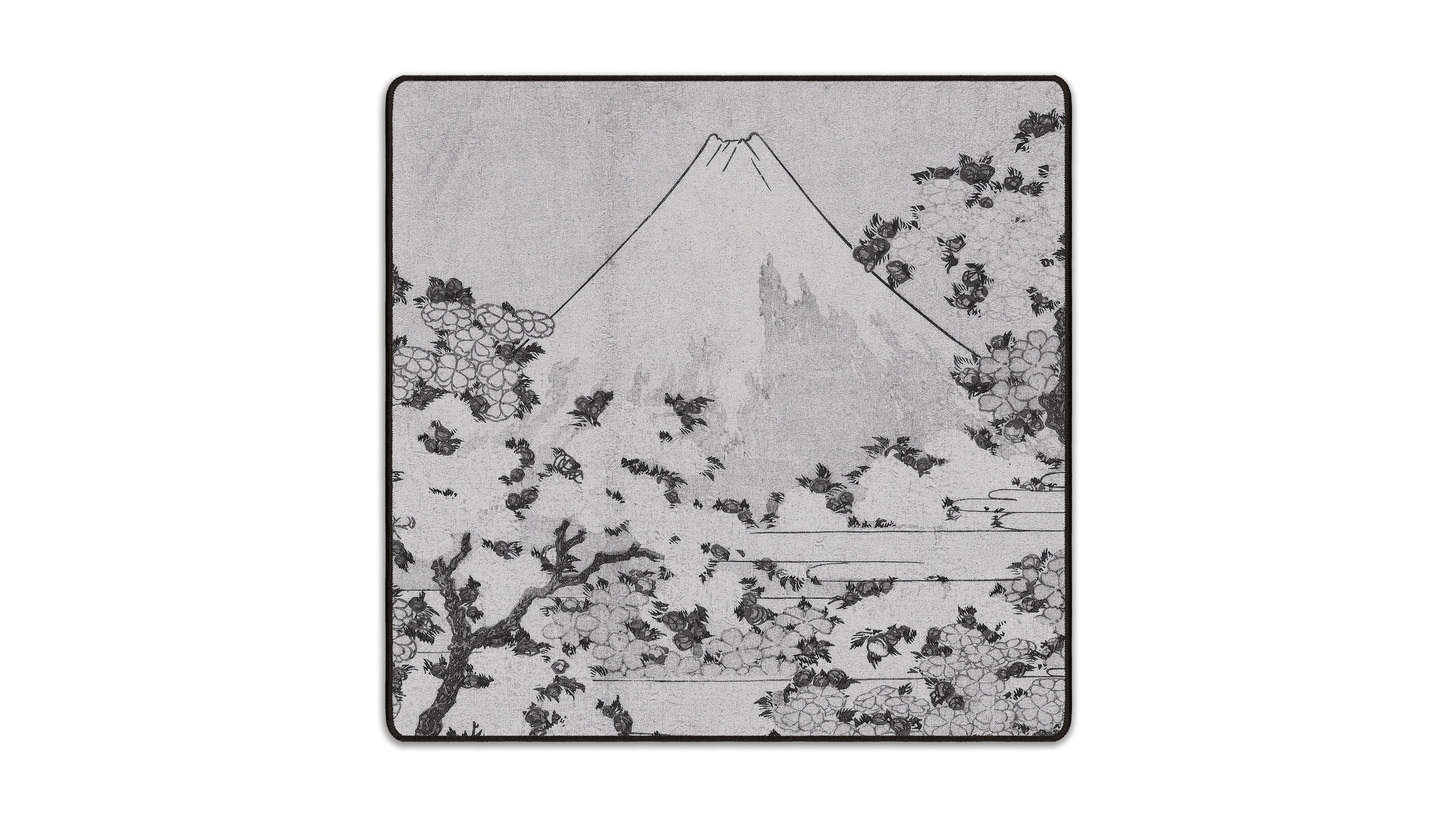 Mount Fuji with Cherry Trees in Bloom - The Mousepad Company