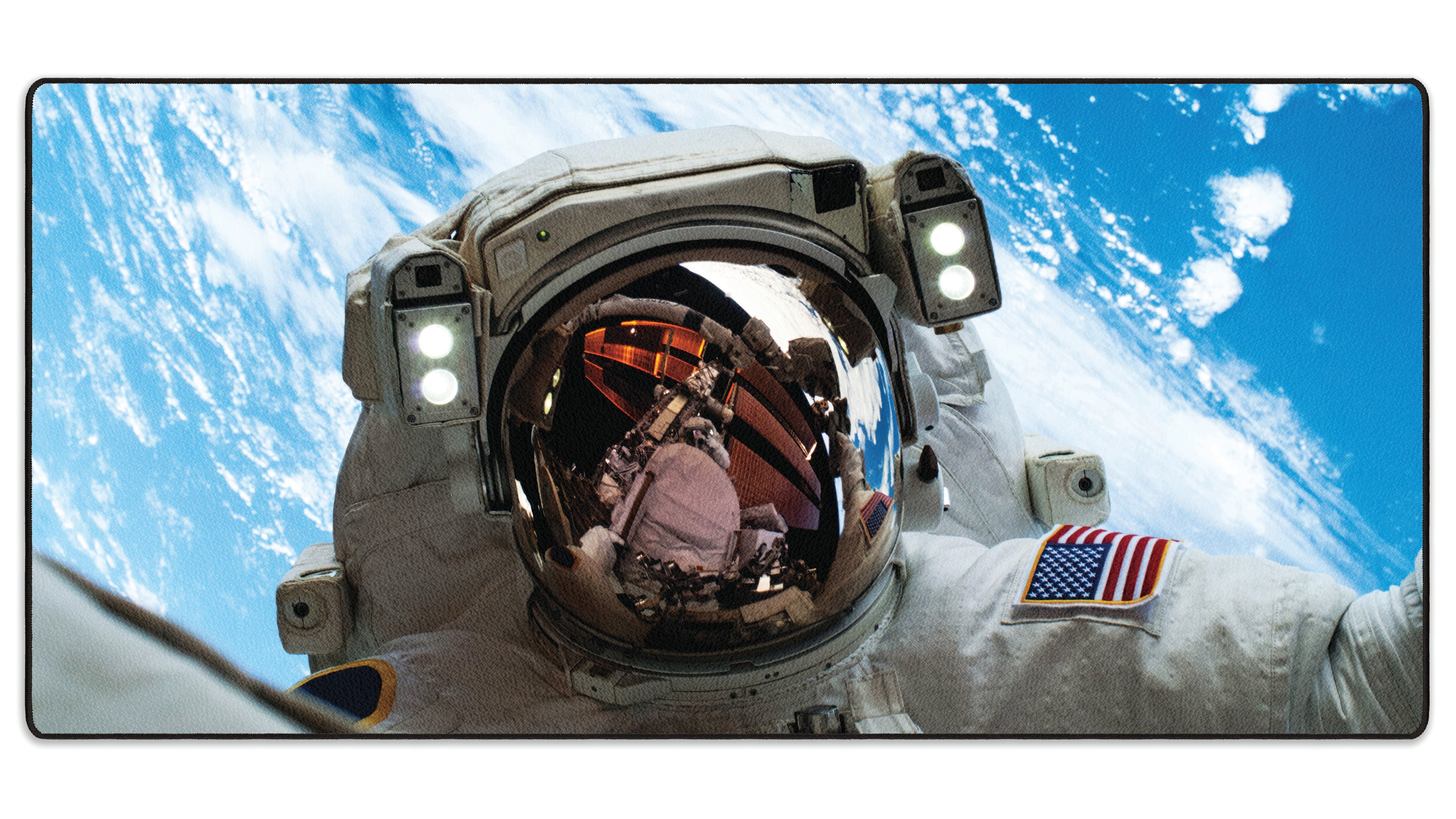 Astronaut's Space Gaze - The Mousepad Company