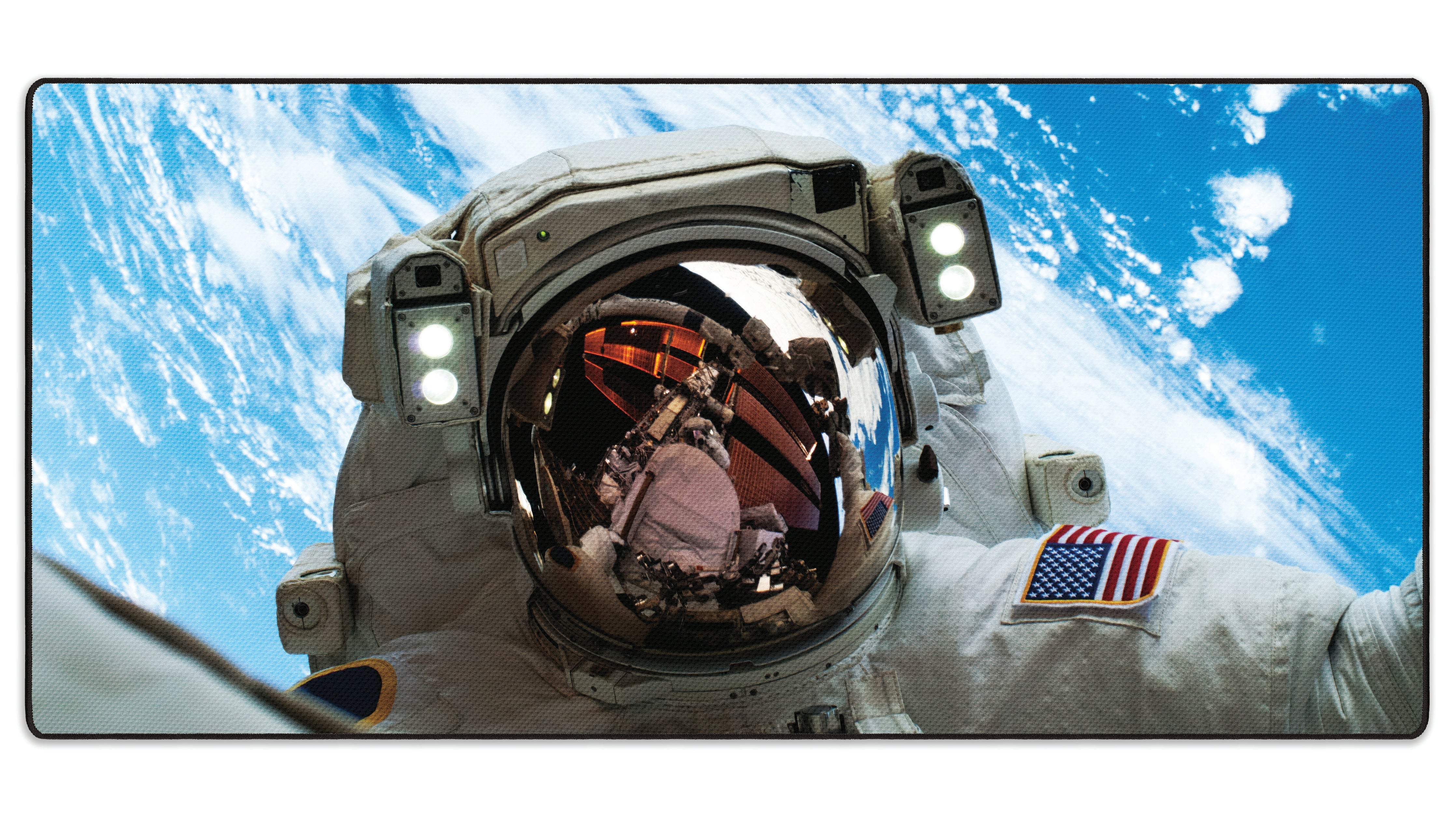 Astronaut's Space Gaze - The Mousepad Company